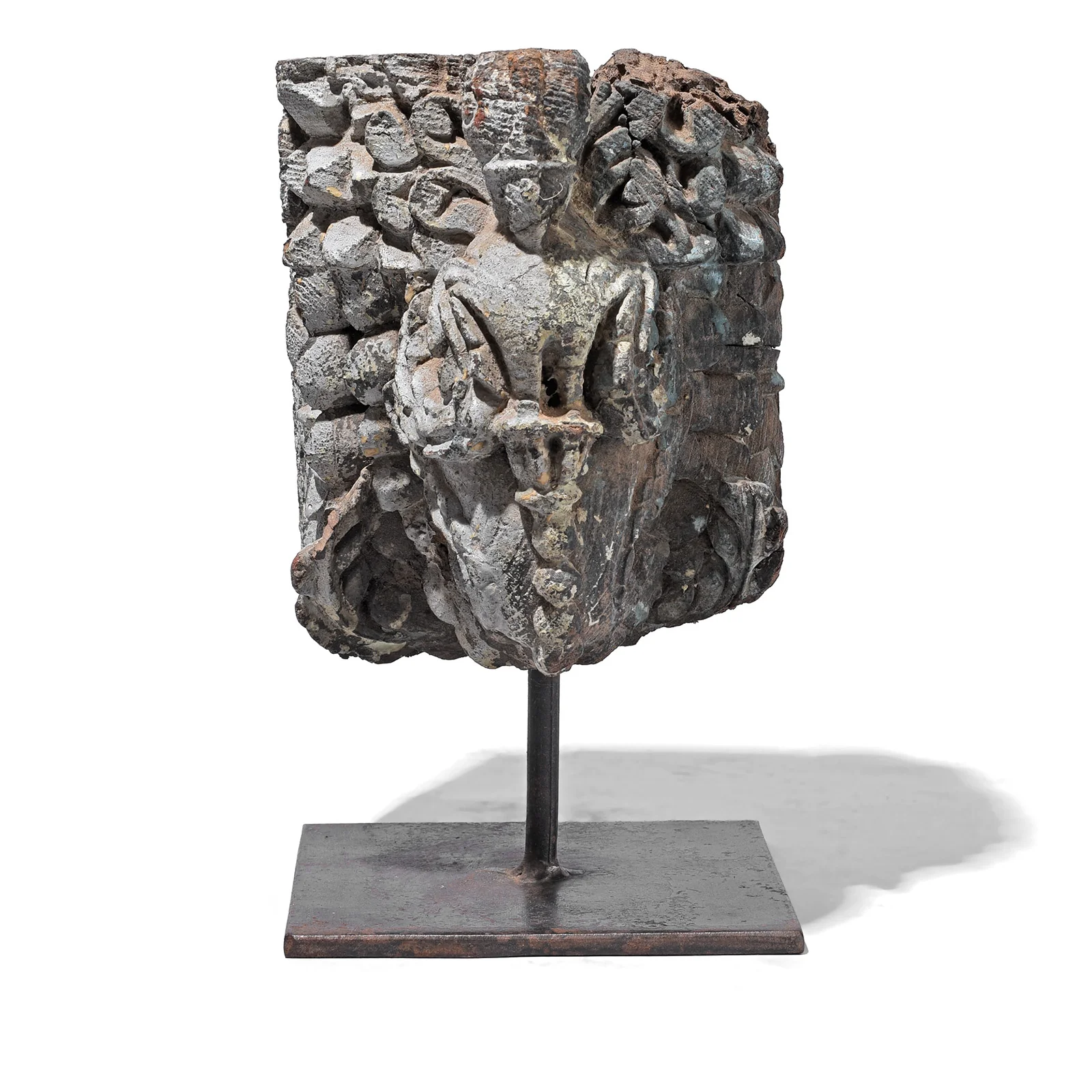 Carved Peacock Corbel From Gujarat - 19th Century - Image 2