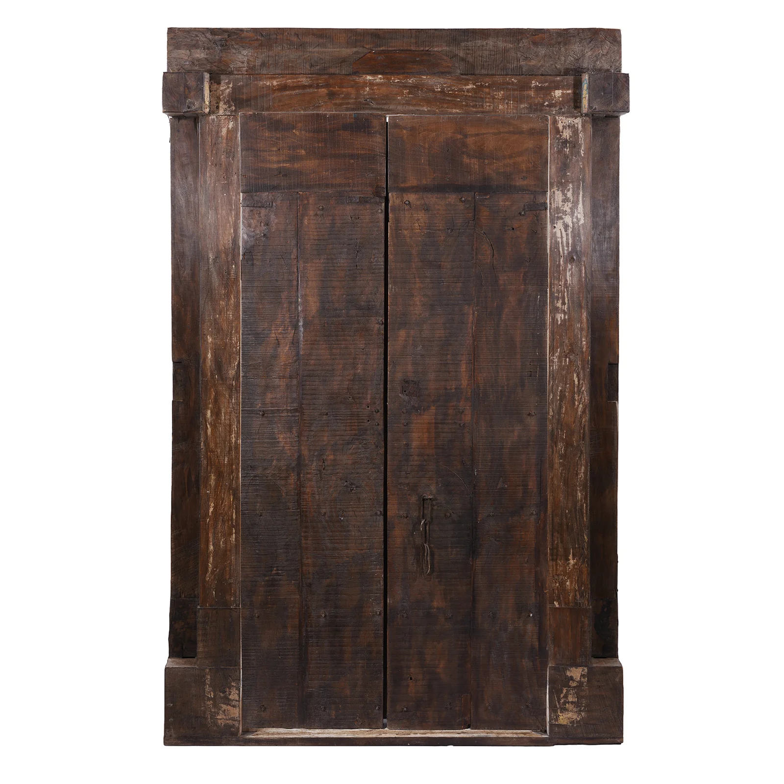 Blue & White Painted Indian Door & Frame - Image 11
