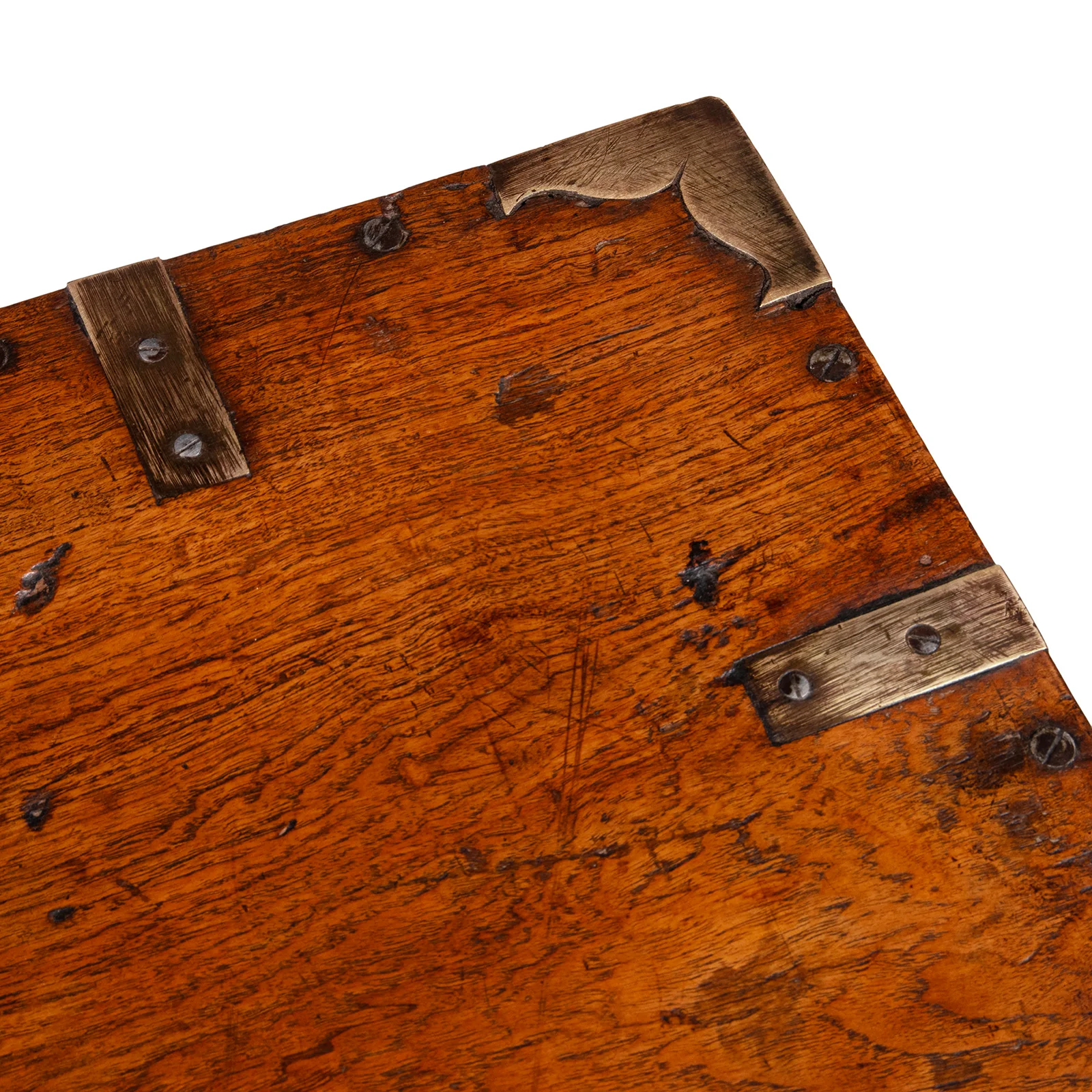 Burmese Brass Bound Military Chest - 19thC - Image 10