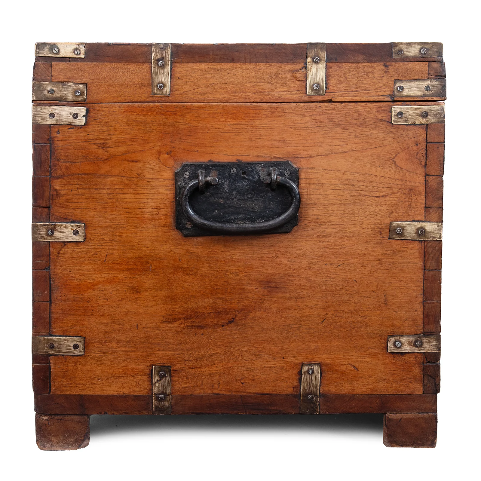 Burmese Brass Bound Military Chest - 19thC - Image 11