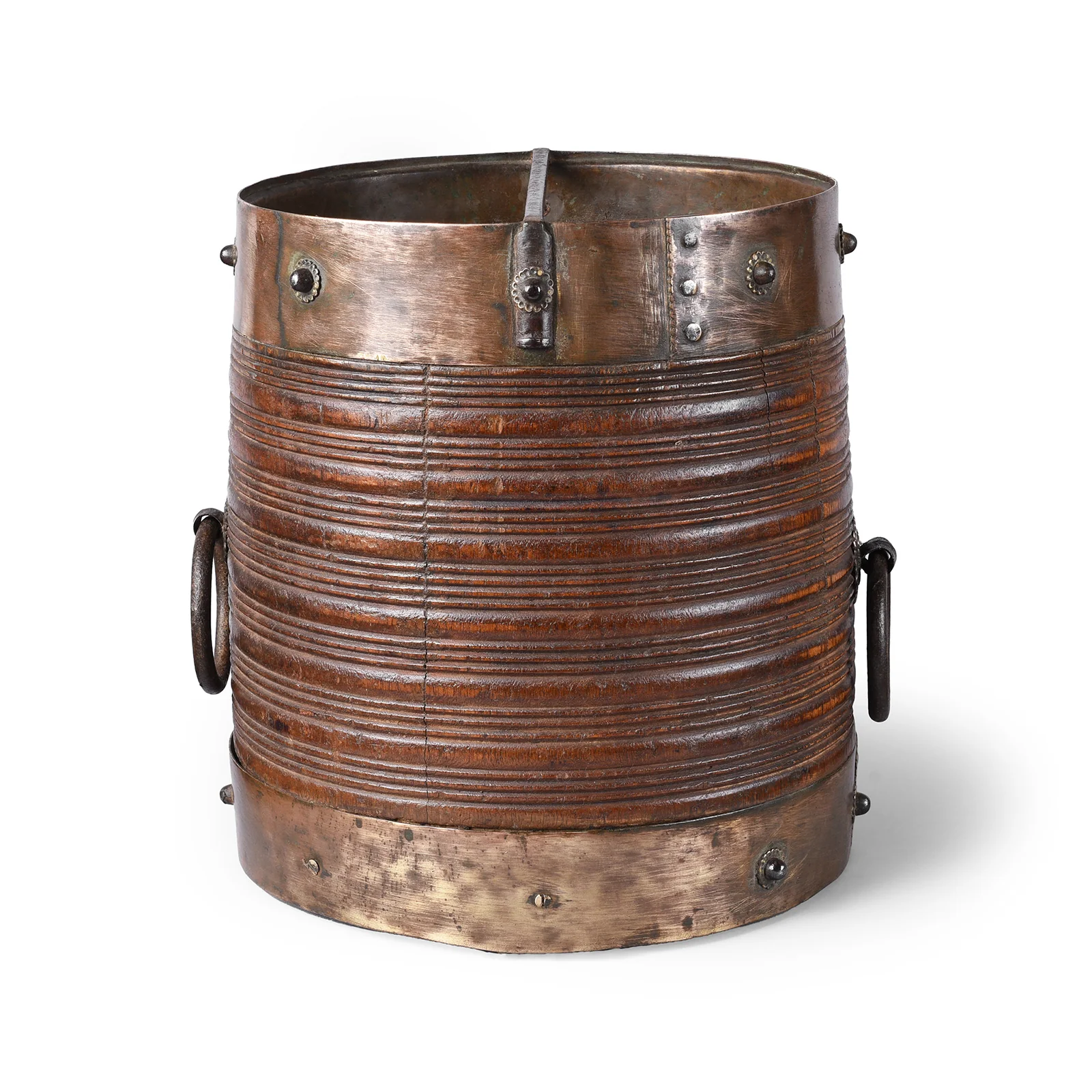 Brass Bound South Indian Grain Measure - 19th Century - Image 3