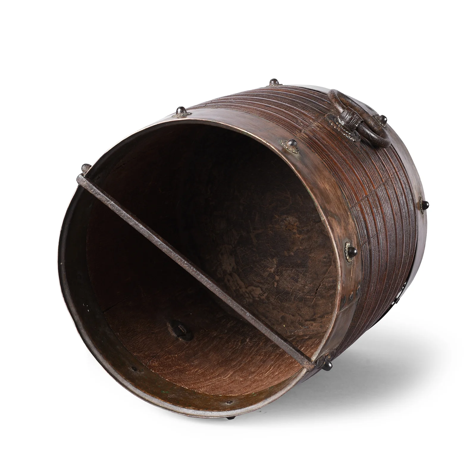 Brass Bound South Indian Grain Measure - 19th Century - Image 4