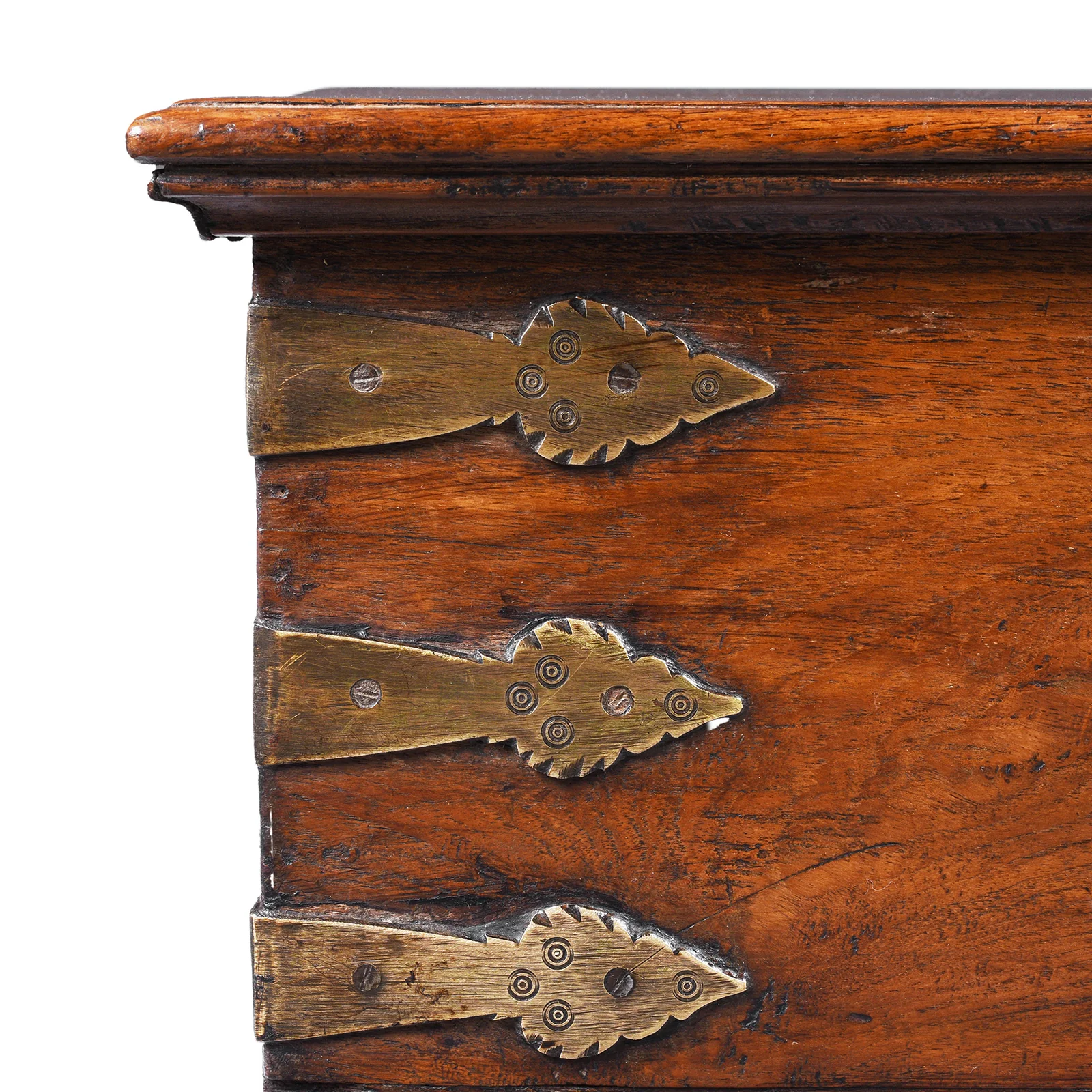 Brass Bound Jewellery Box From Kutch - 19th Century - Image 2