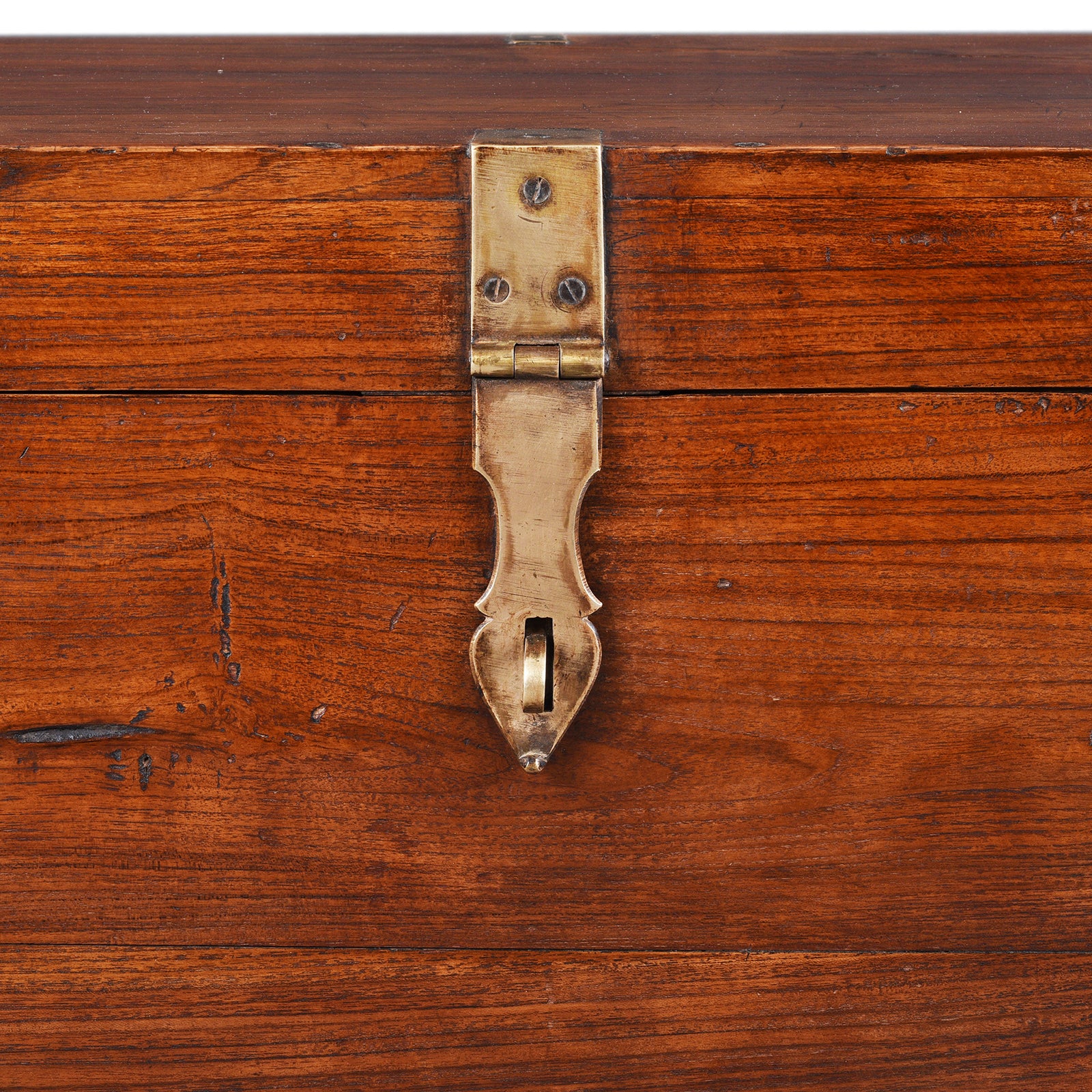 Brass Bound Teak Military Chest - 19th Century - Image 2