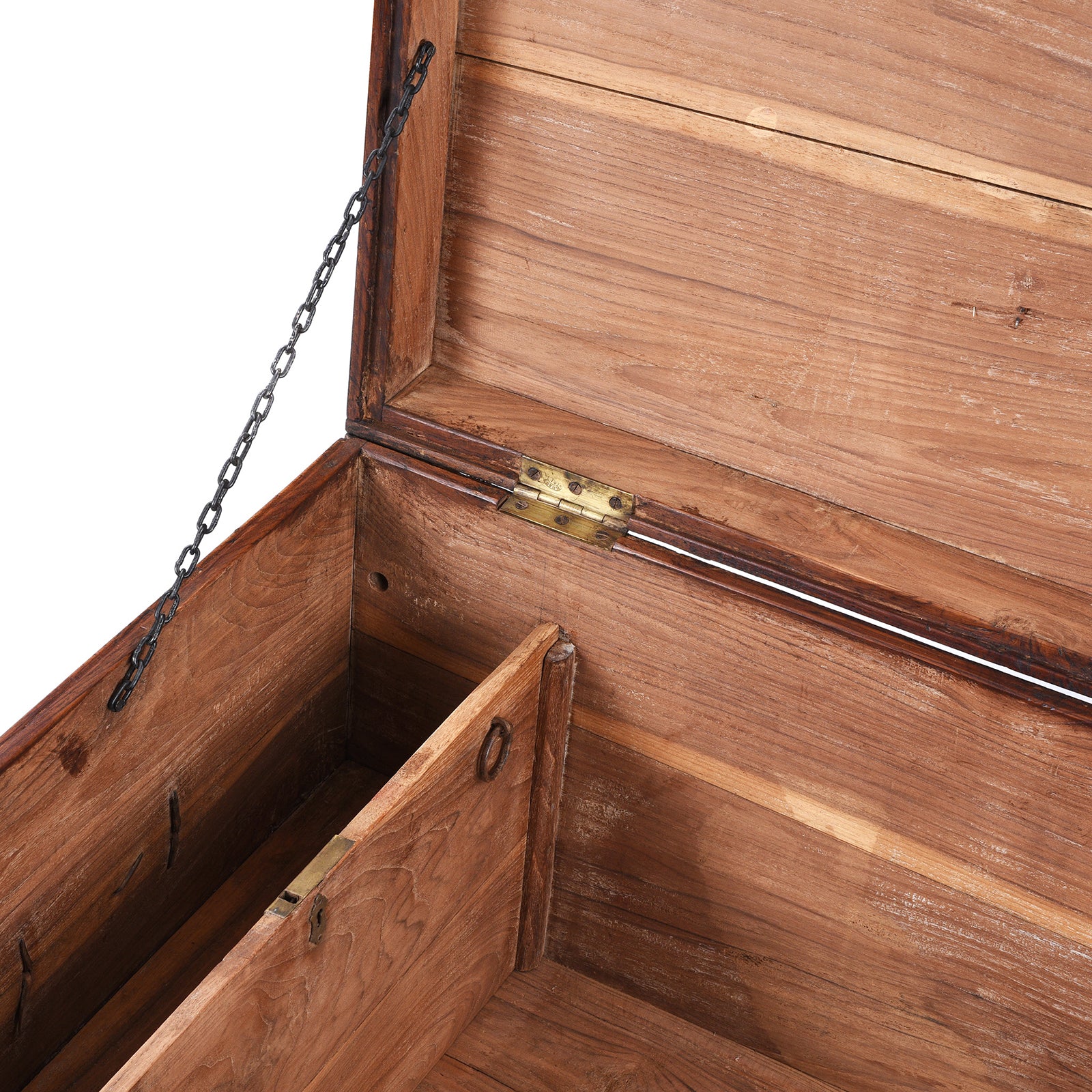 Brass Bound Teak Military Chest - 19th Century - Image 5