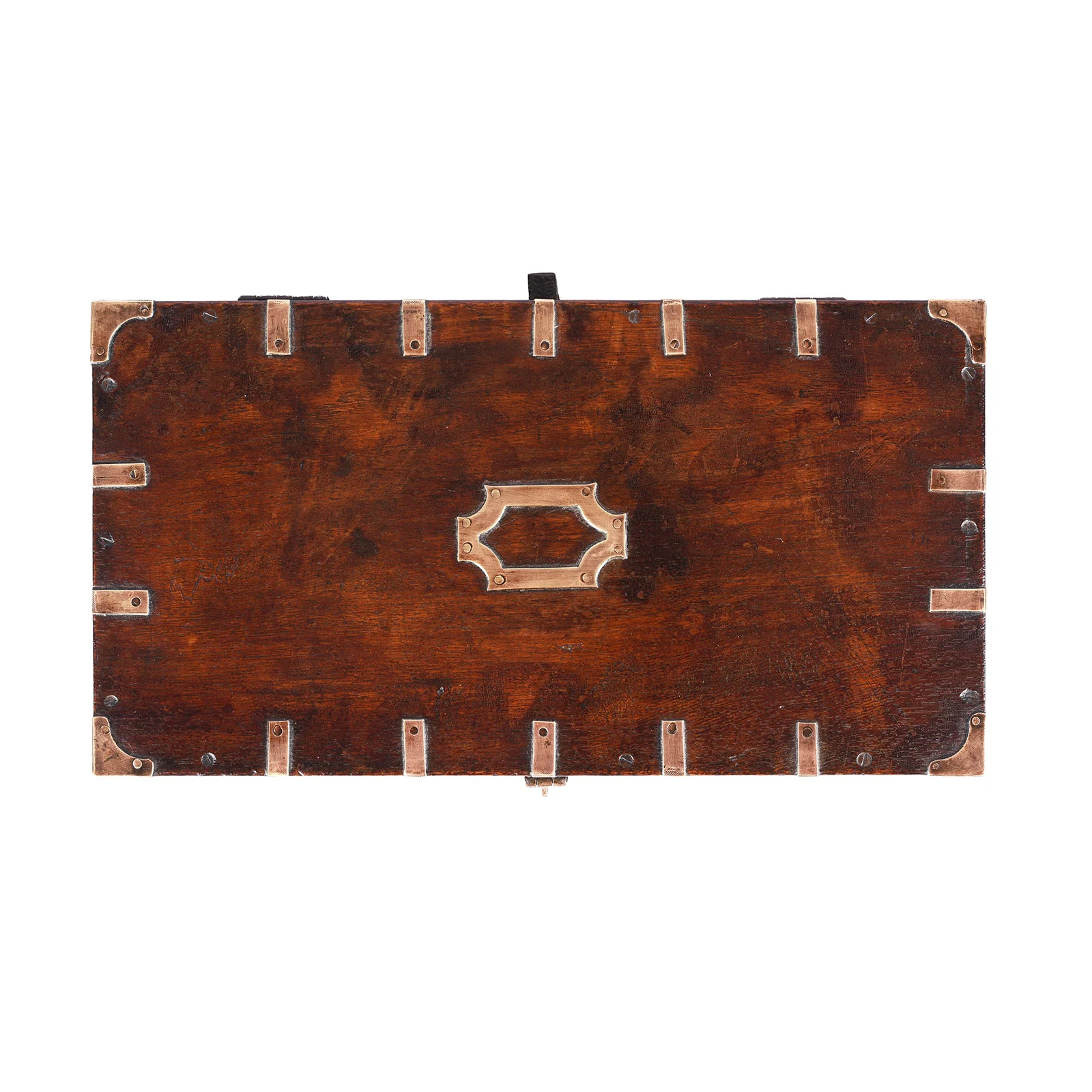 Brass Bound Indian Military Document Box - 19th Century - Image 3