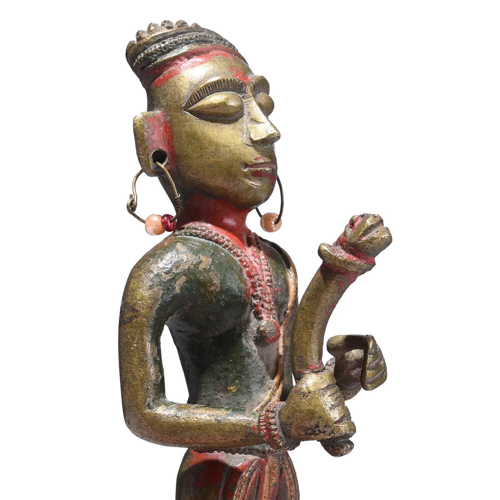 Pair Of Brass Palanquin Finials From Rajasthan - 18th Century - Image 10