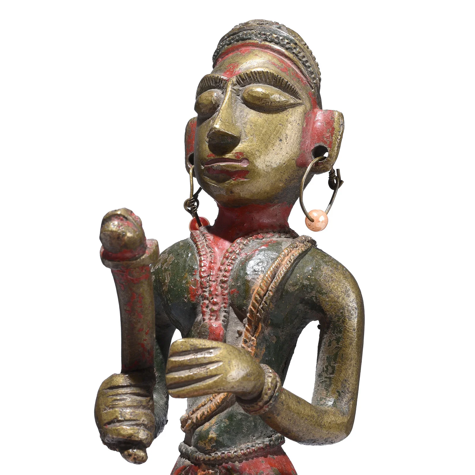 Pair Of Brass Palanquin Finials From Rajasthan - 18th Century - Image 12