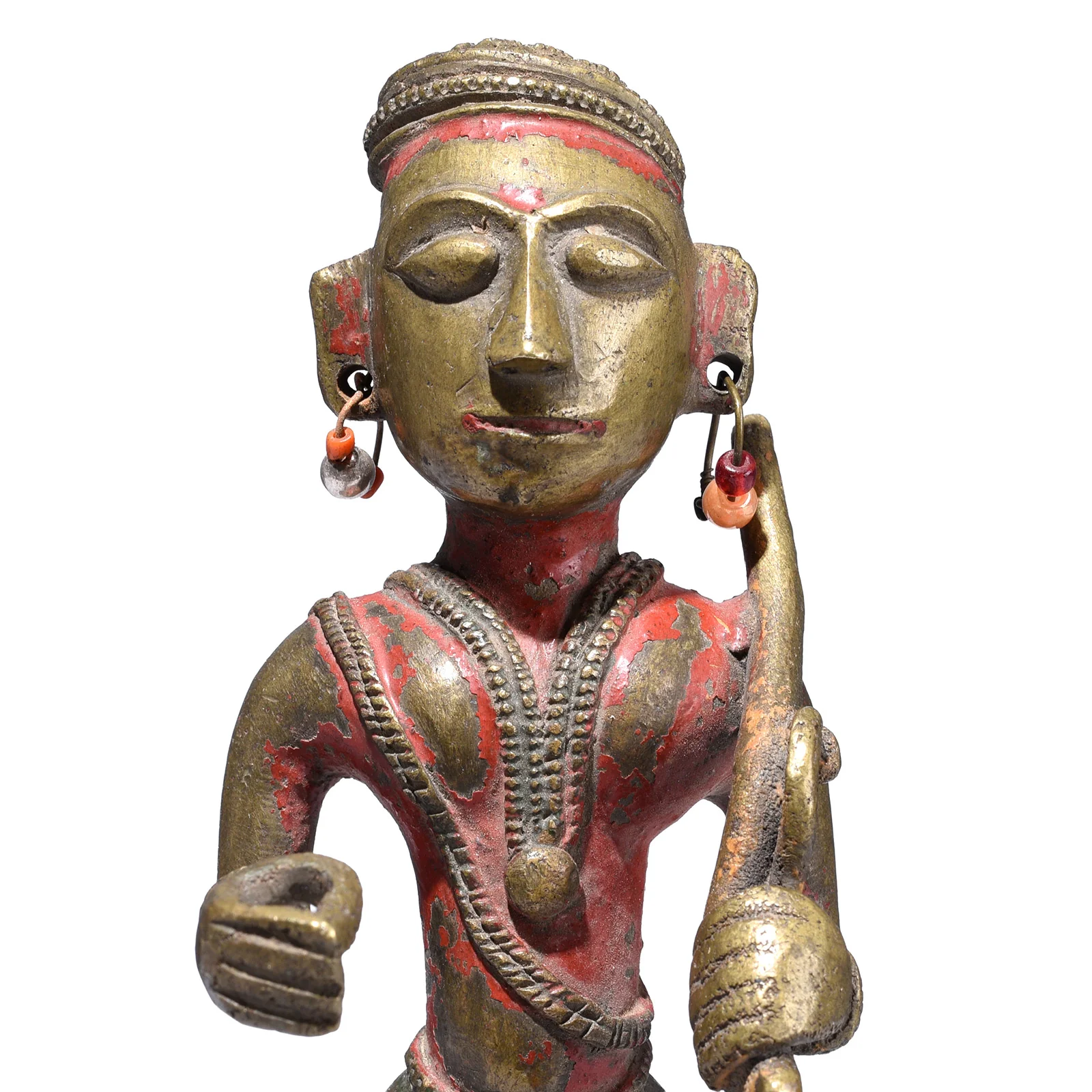 Pair Of Brass Palanquin Finials From Rajasthan - 18th Century - Image 3