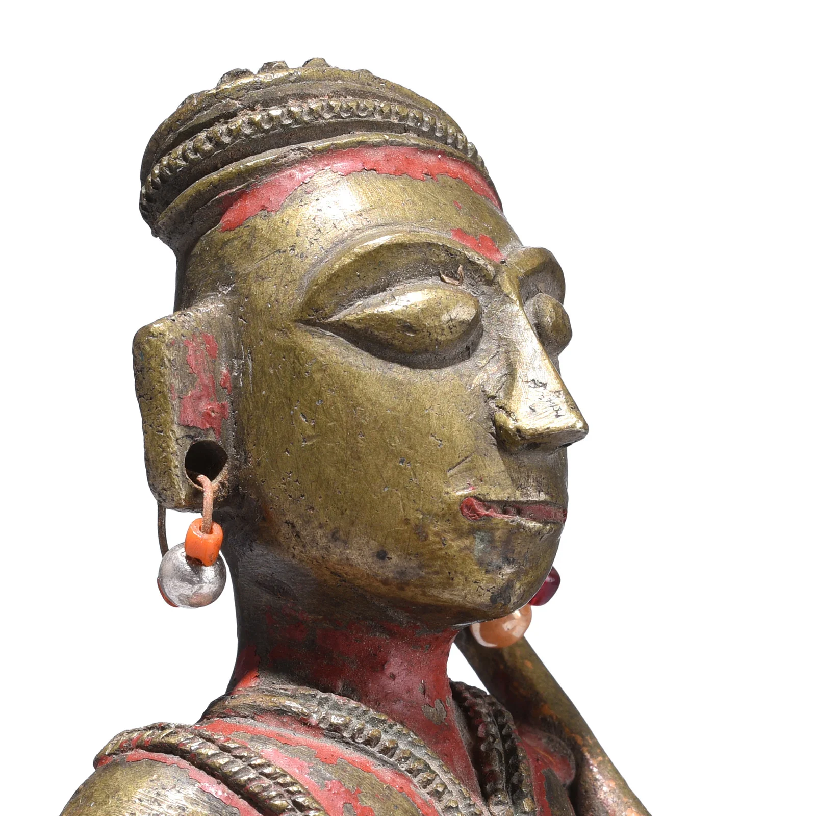 Pair Of Brass Palanquin Finials From Rajasthan - 18th Century - Image 5