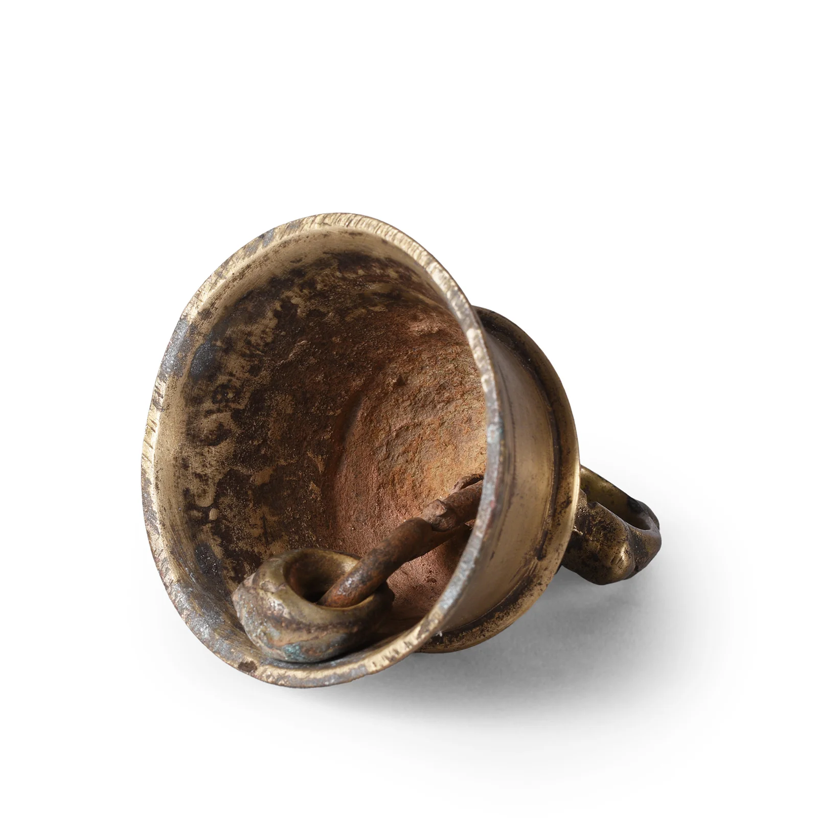Old Bronze Puja Bell From South India - Ca 1920 - Image 3