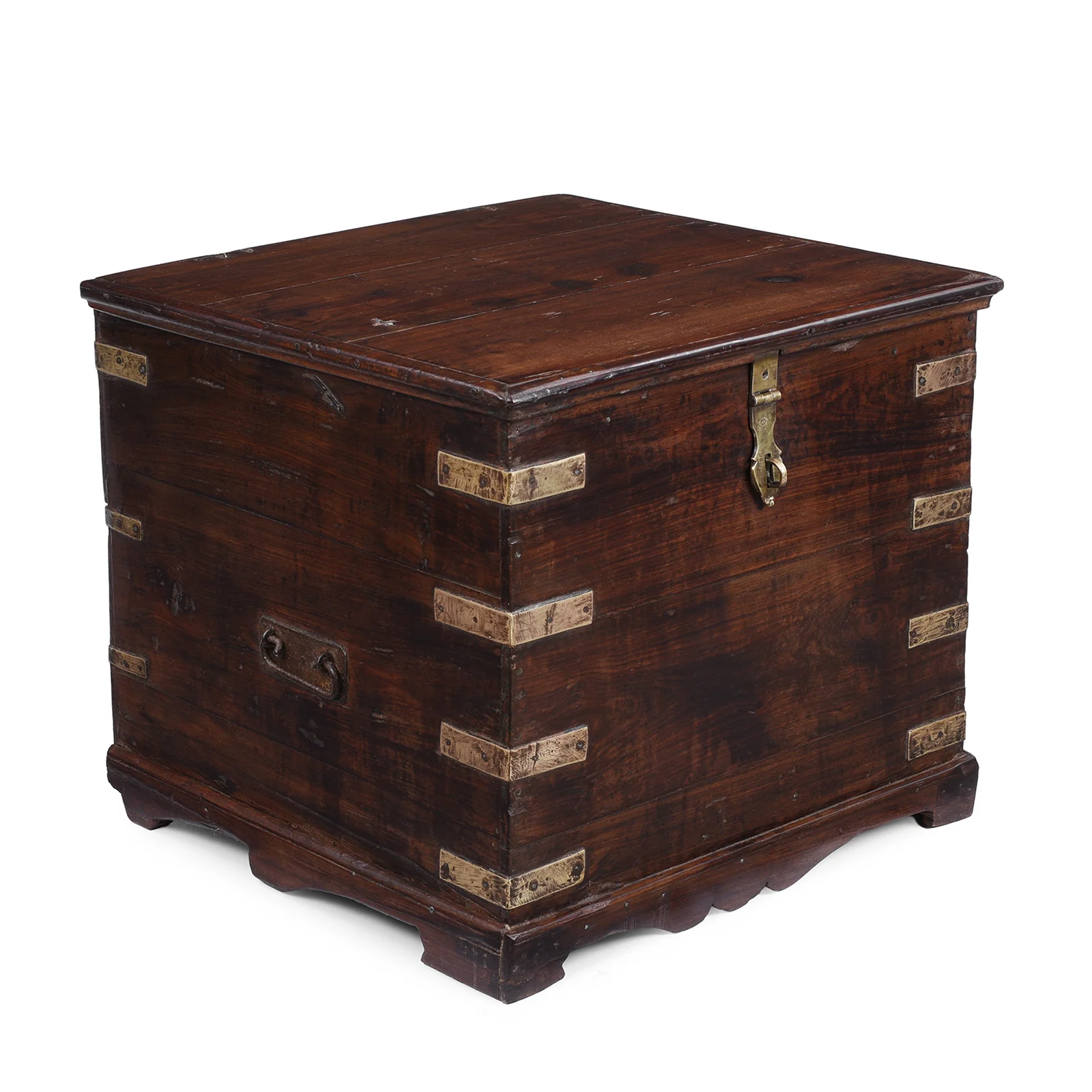Anglo-Indian Campaign Side Chest - 19th Century - Image 2