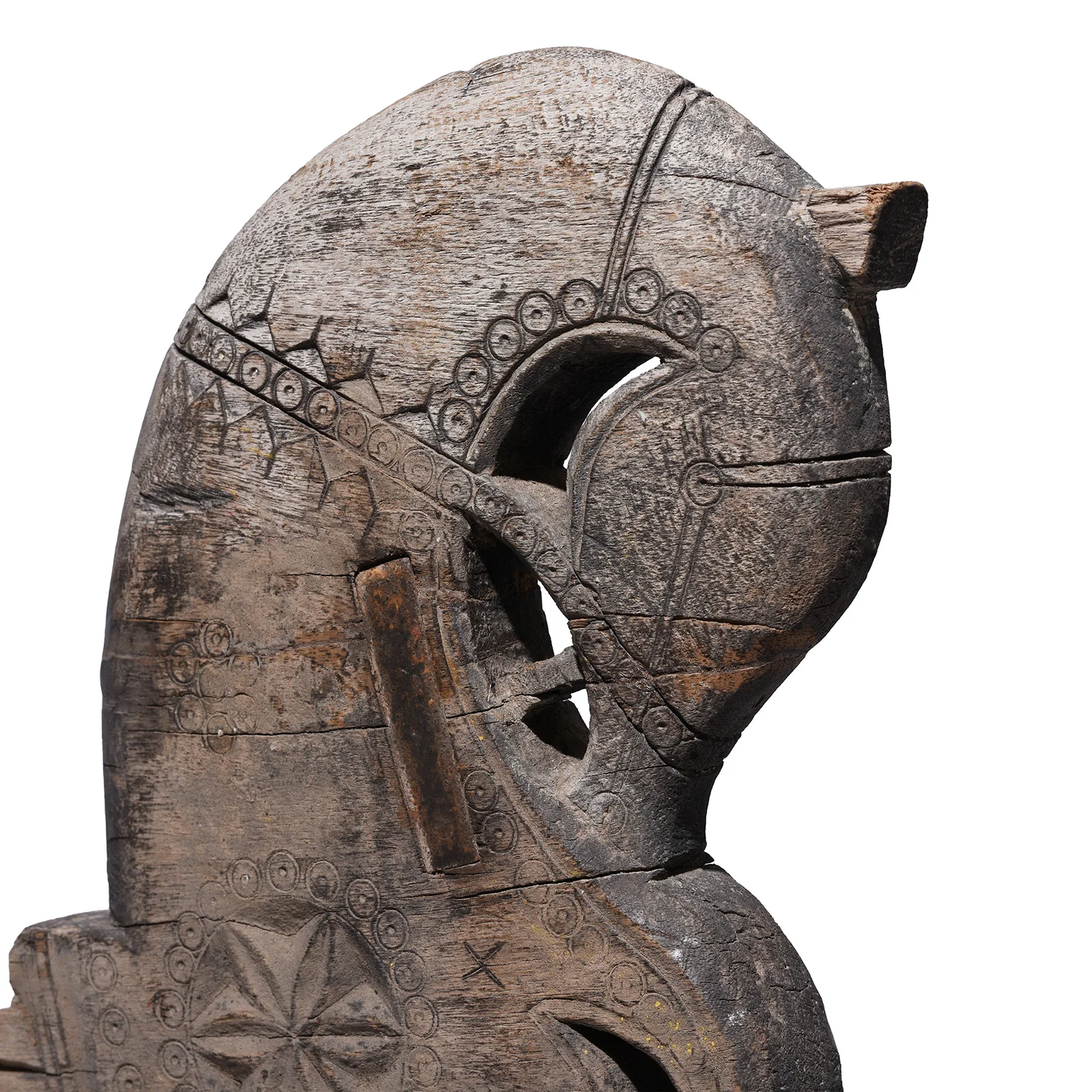 Horse Head Corbel On Stand From Saurashtra - 19th Century - Image 6