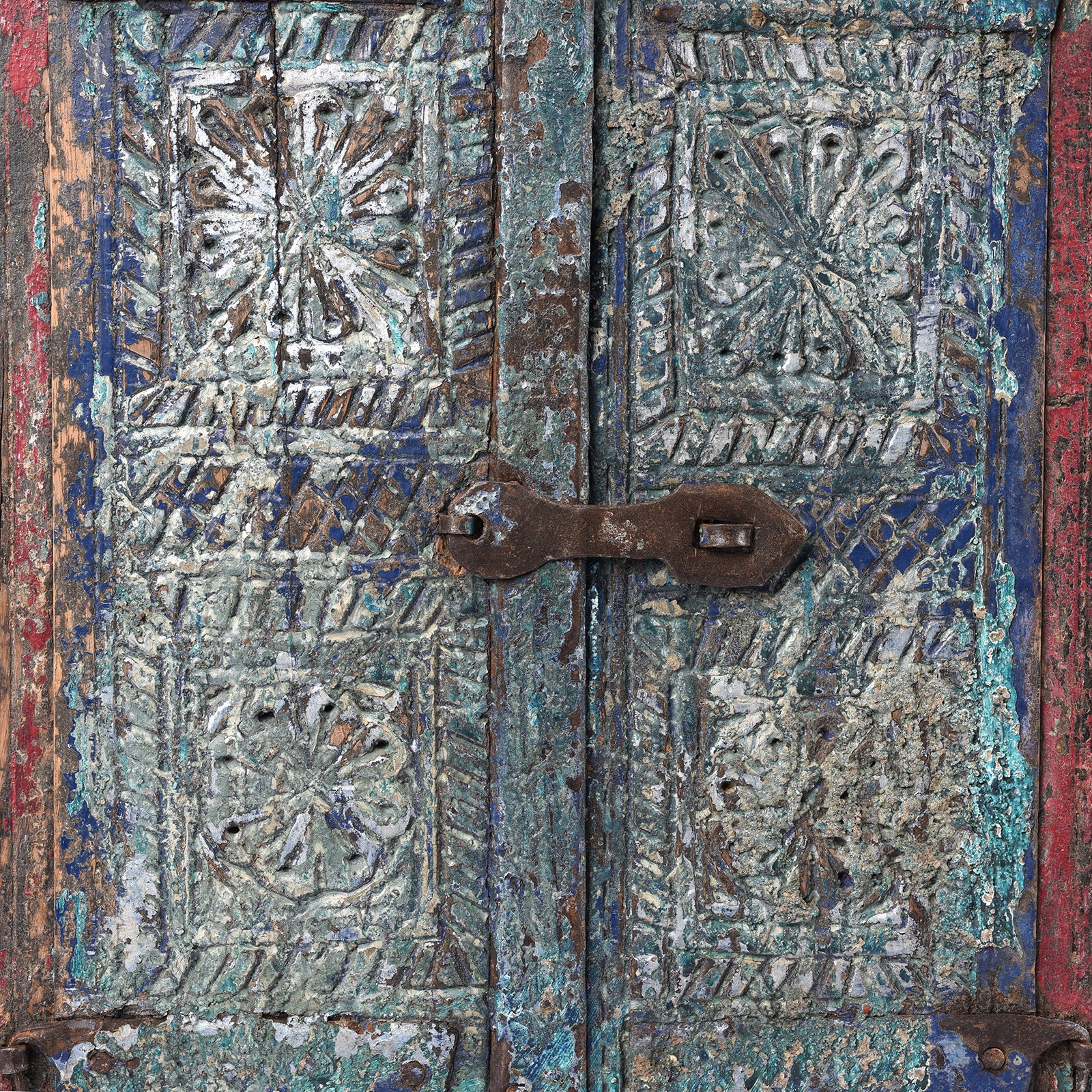 Carved Teak Tribal Window From Kutch - Ca 1920 - Image 4