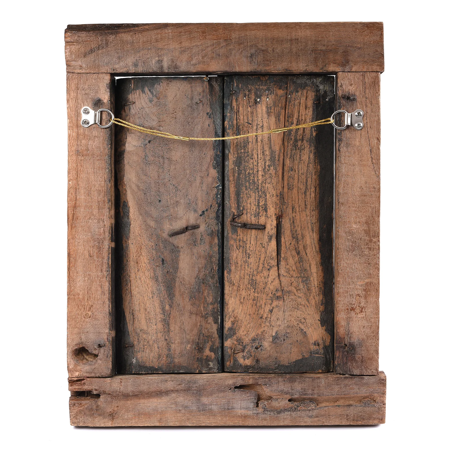 Carved Teak Tribal Window From Kutch - Ca 1920 - Image 5