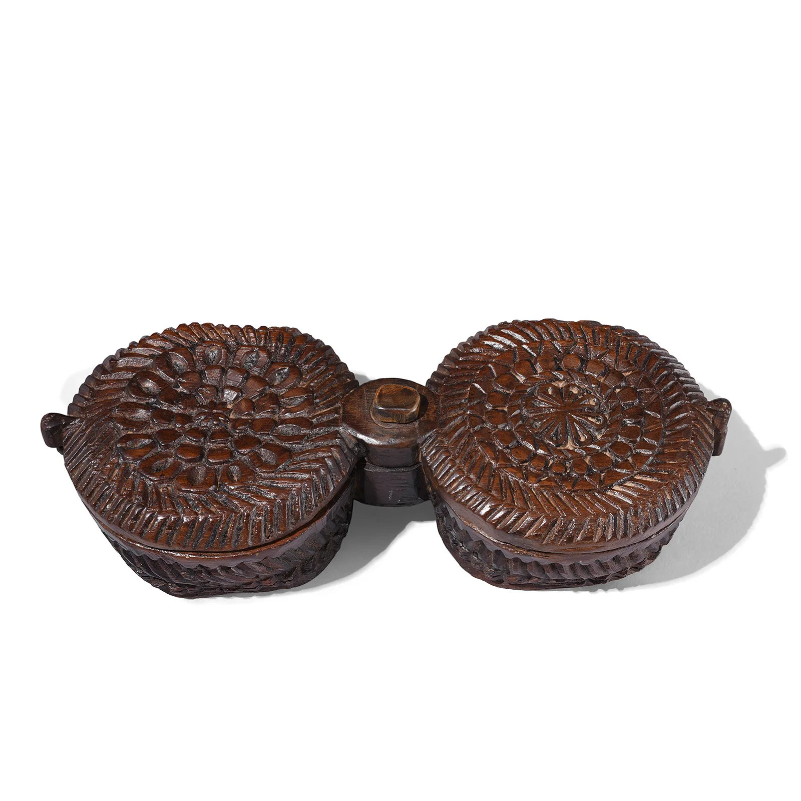 Carved Masala Box From Rajasthan - 19th Century - Image 4