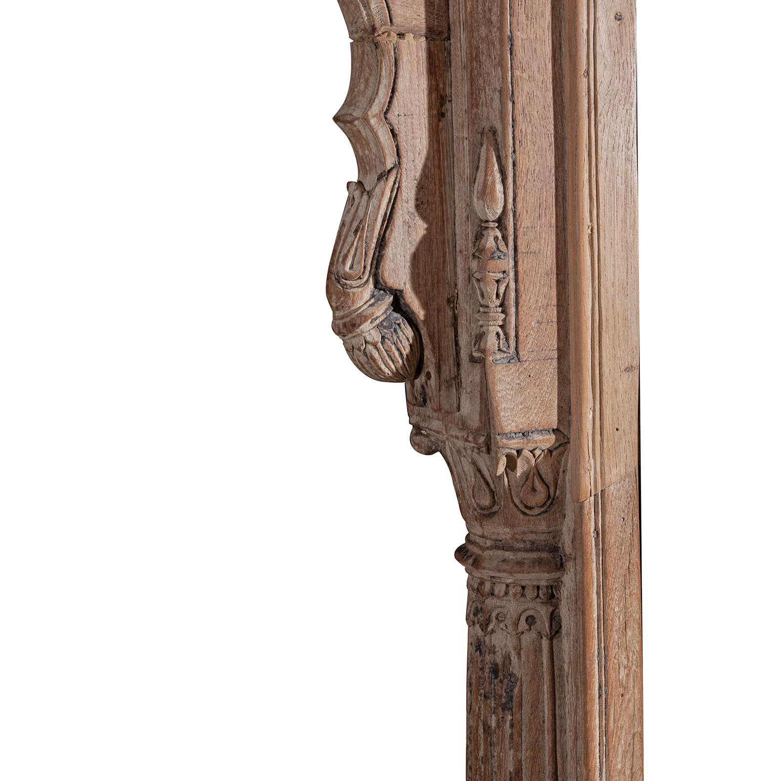 Carved Teak Triple Arch From Madyha Pradesh - 19th Century - Image 3