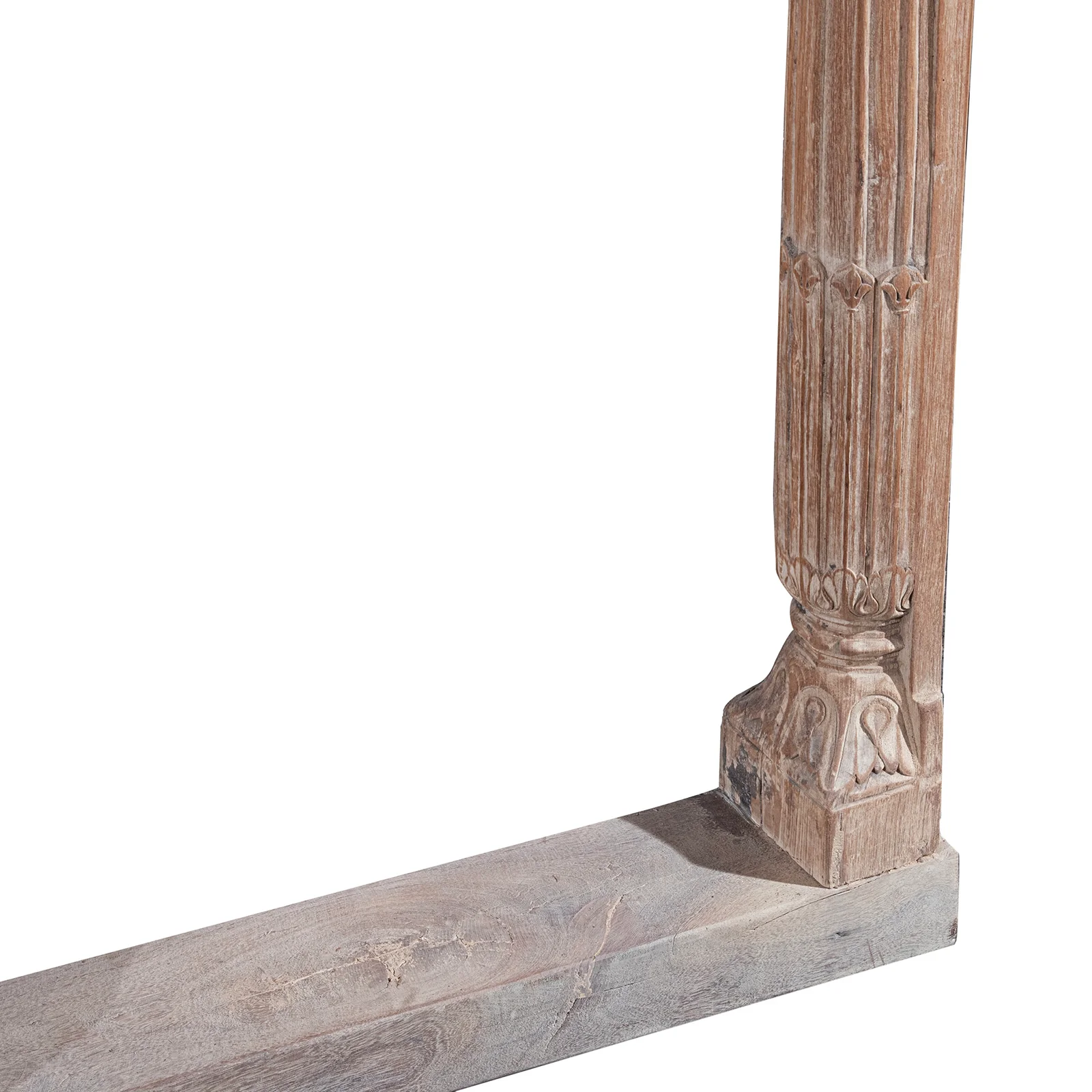 Carved Teak Triple Arch From Madyha Pradesh - 19th Century - Image 7