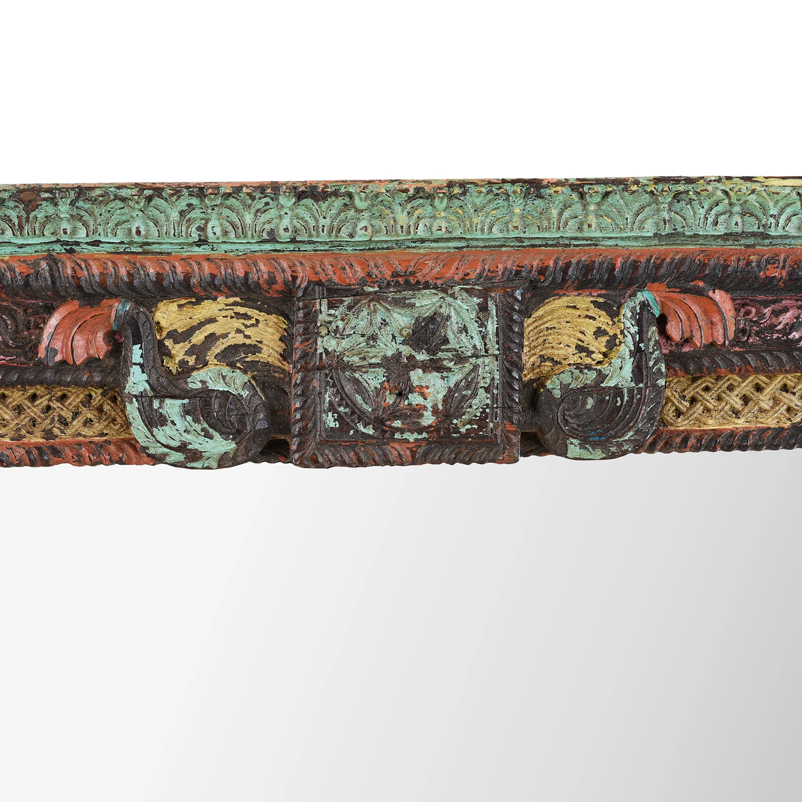 Painted Door Mirror From Andhra Pradesh - 19th Century - Image 6