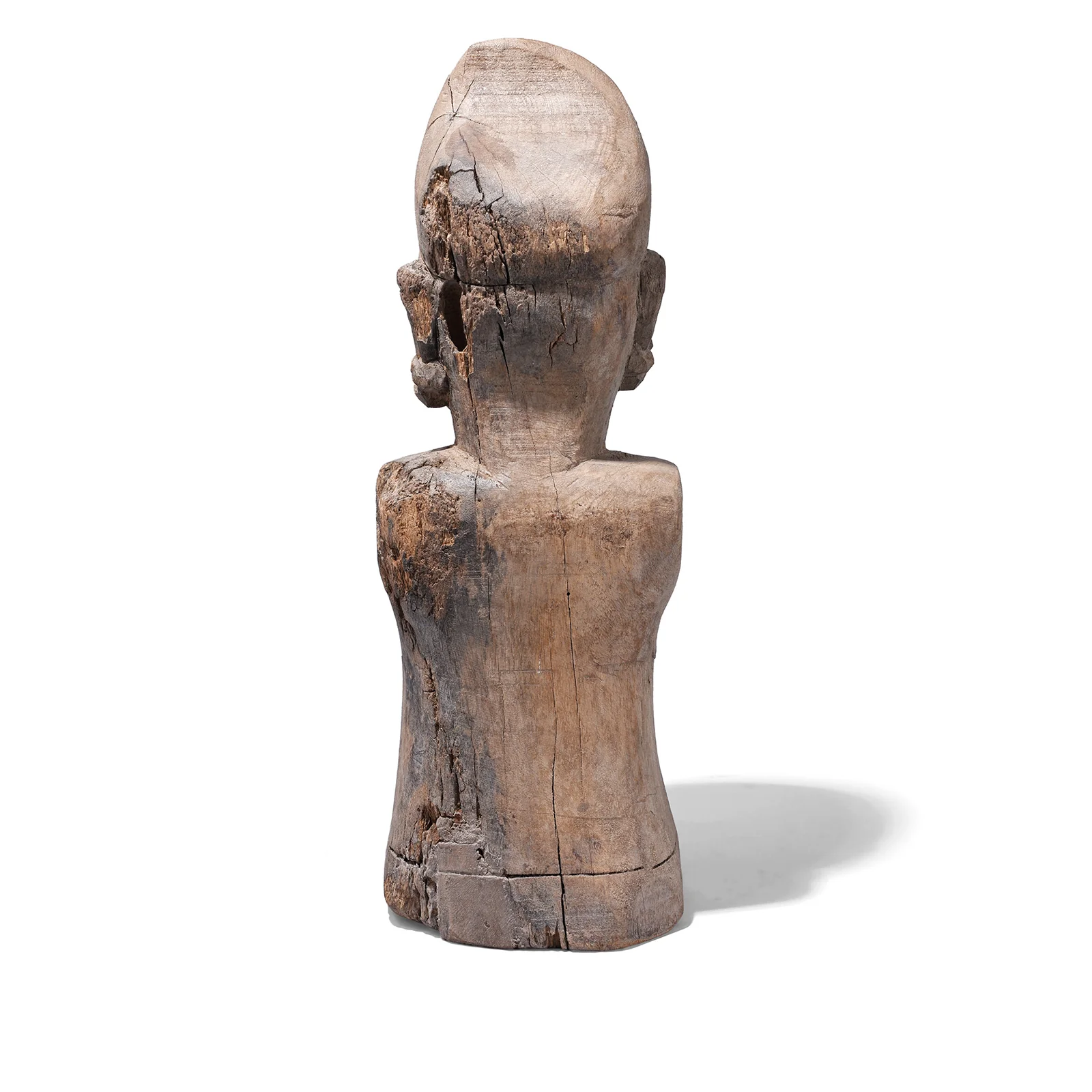 Carved Teak Rajasthani Figure - 19th Century - Image 7