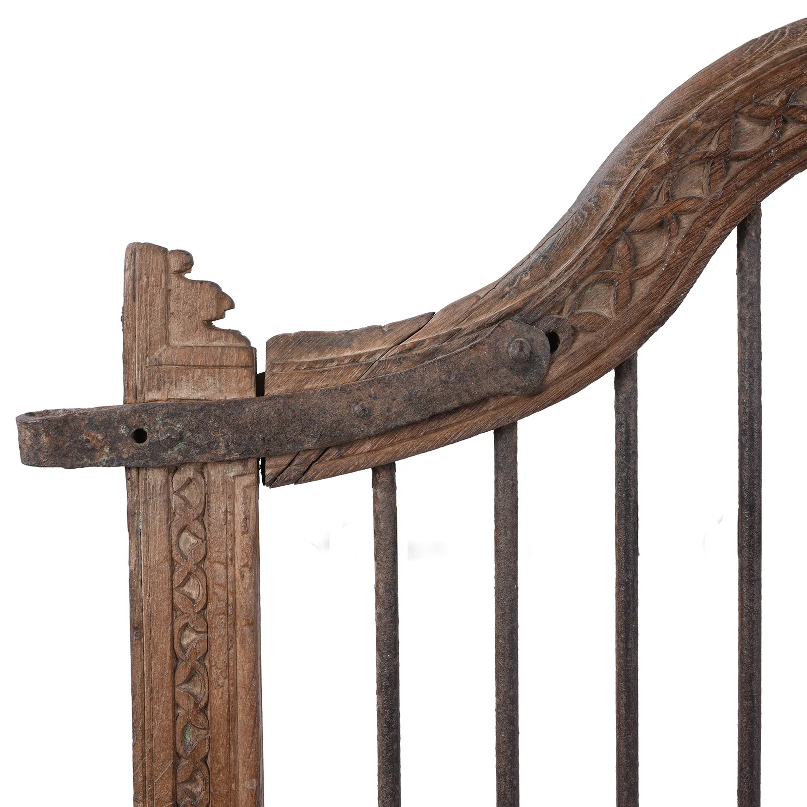 Indian Dog Gate From Gujarat - 19th Century - Image 3