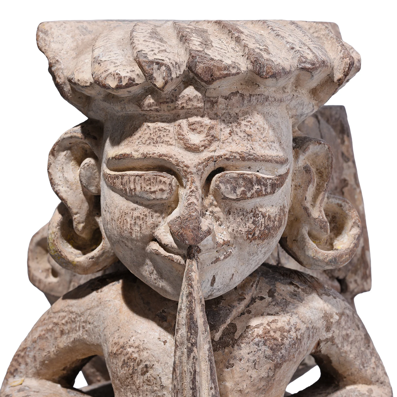 Carved Teak Musician Panel From Gujarat - 19th Century - Image 3