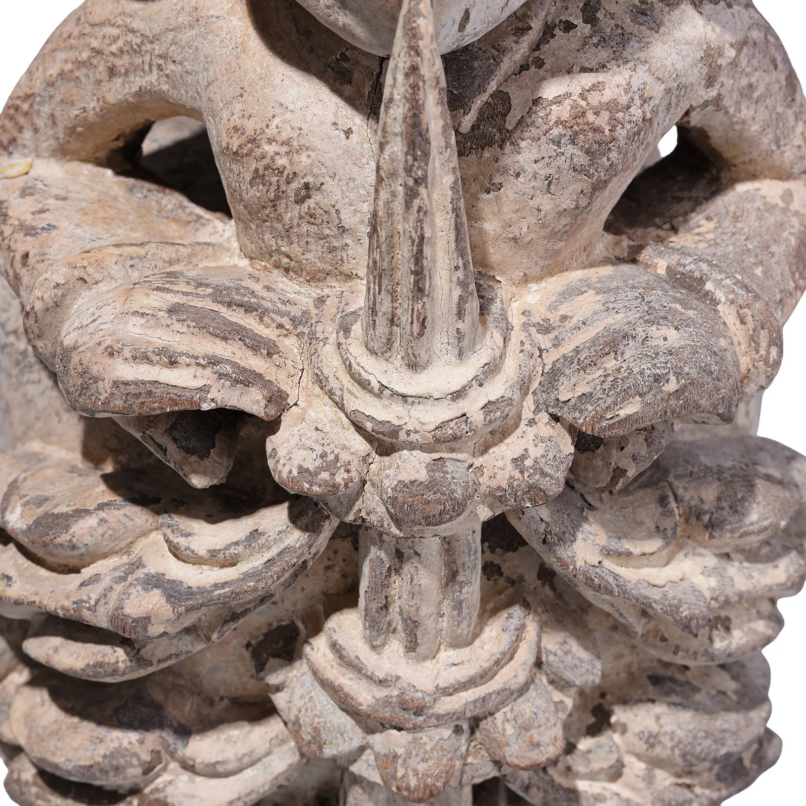 Carved Teak Musician Panel From Gujarat - 19th Century - Image 4