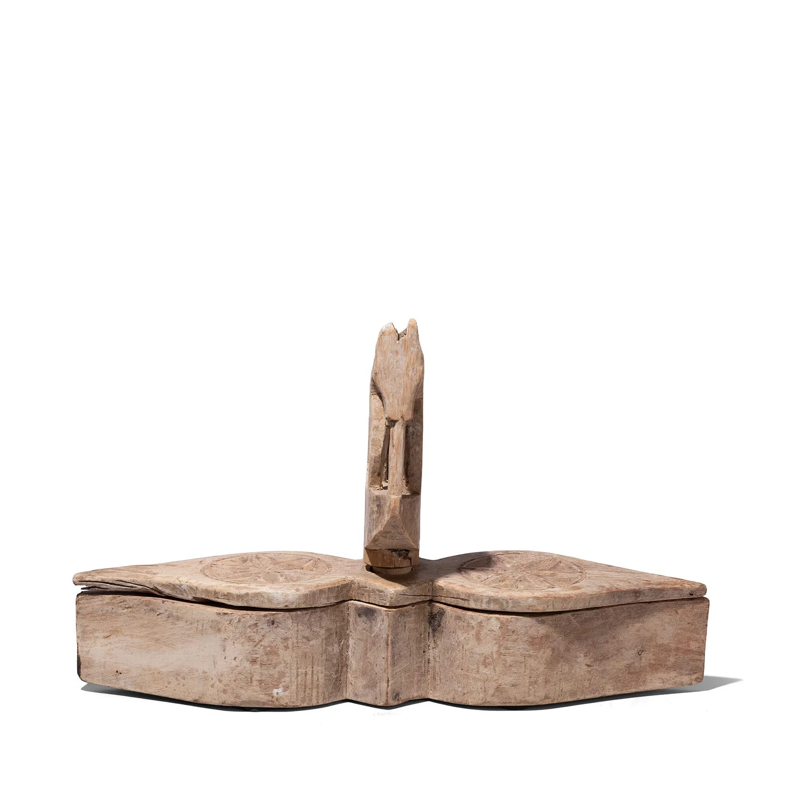 Indian Carved Tika Box From Banswara - 19th Century - Image 3
