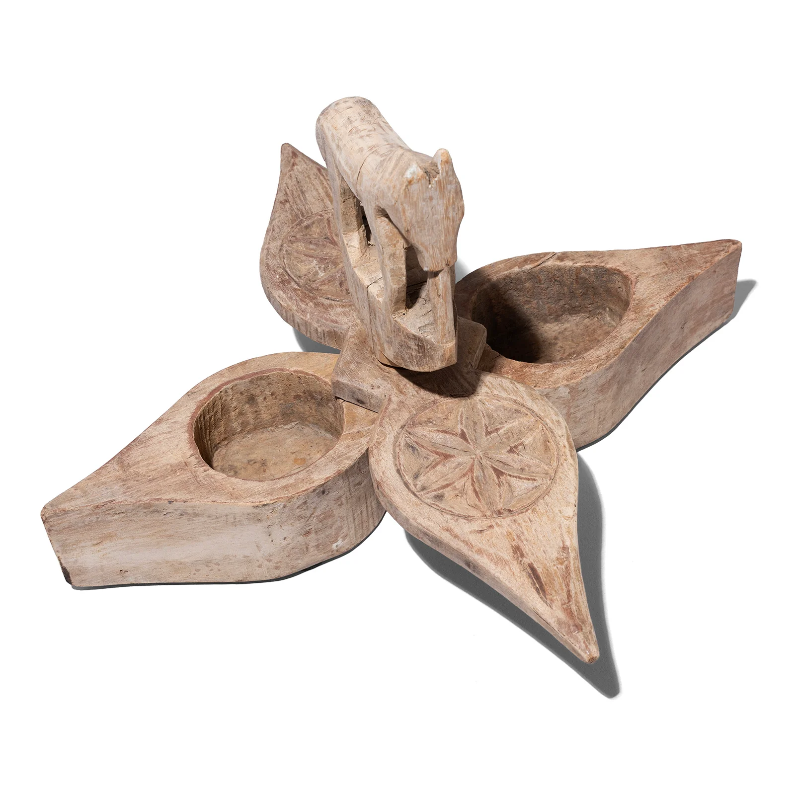 Indian Carved Tika Box From Banswara - 19th Century - Image 4
