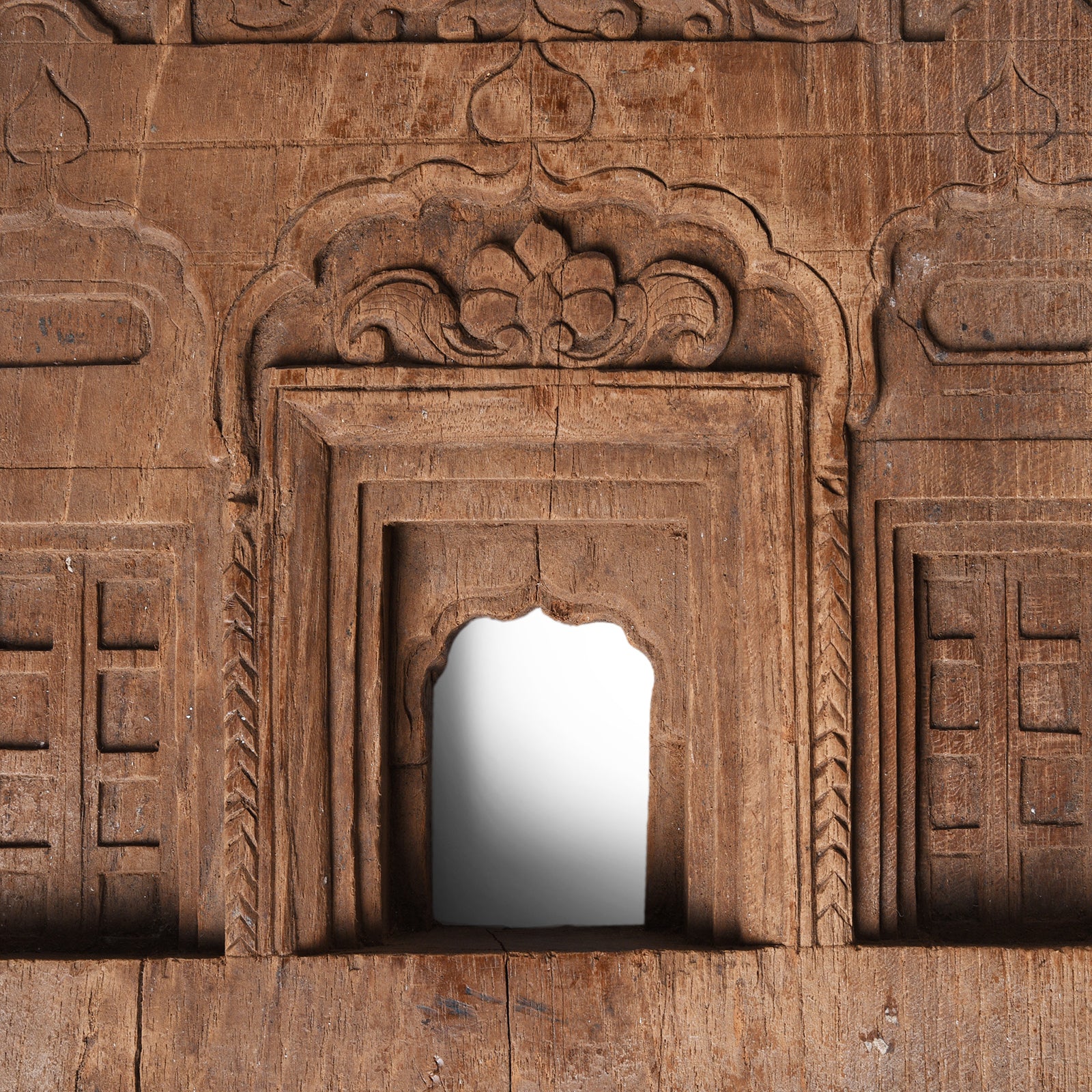Carved Teak Votive Panel From Andhra Pradesh -Ca 1920 - Image 3