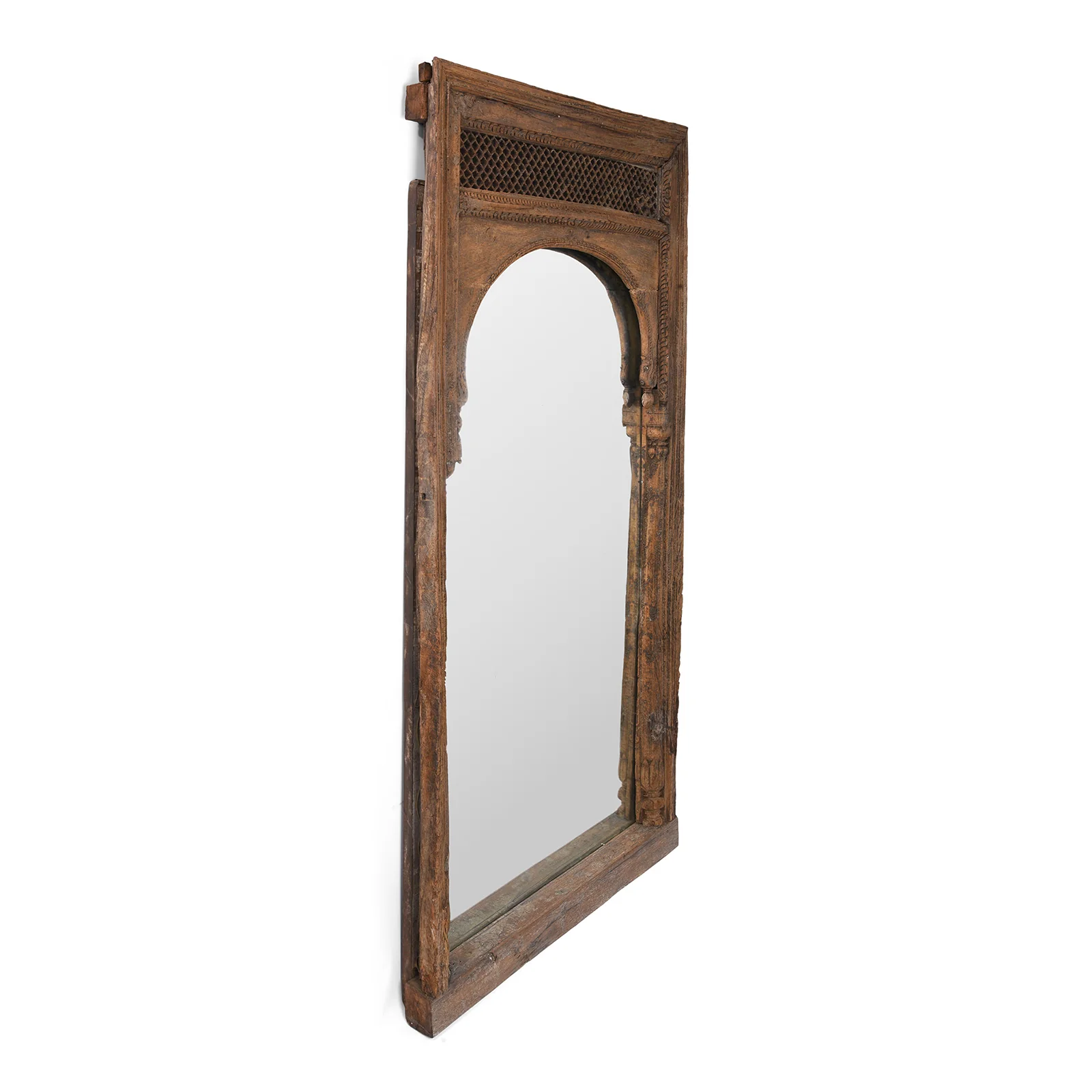 Large Window Mirror From Madhya Pradesh - 19th Century - Image 3