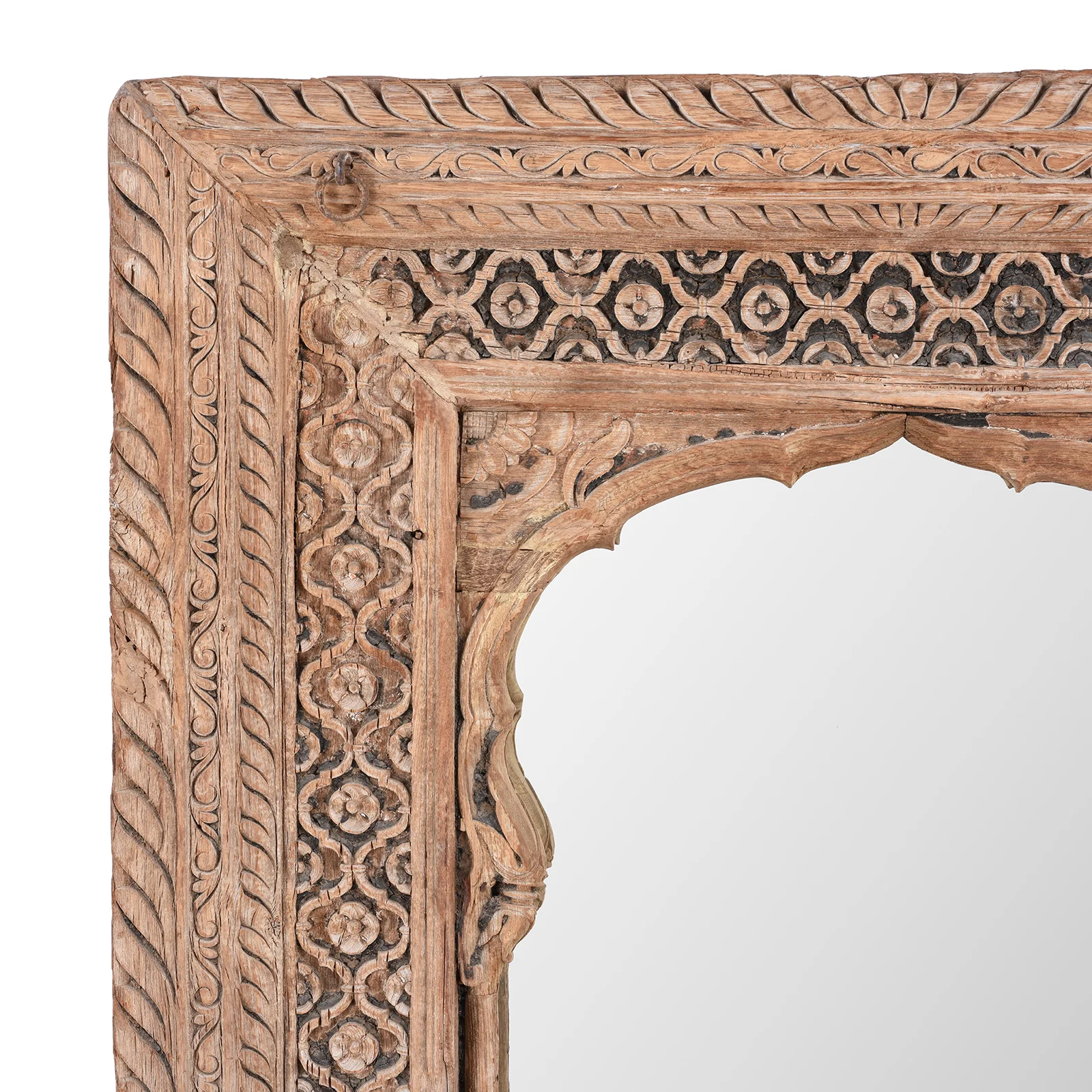 Indian Mirror Made From An Old Window - 19th Century - Image 2