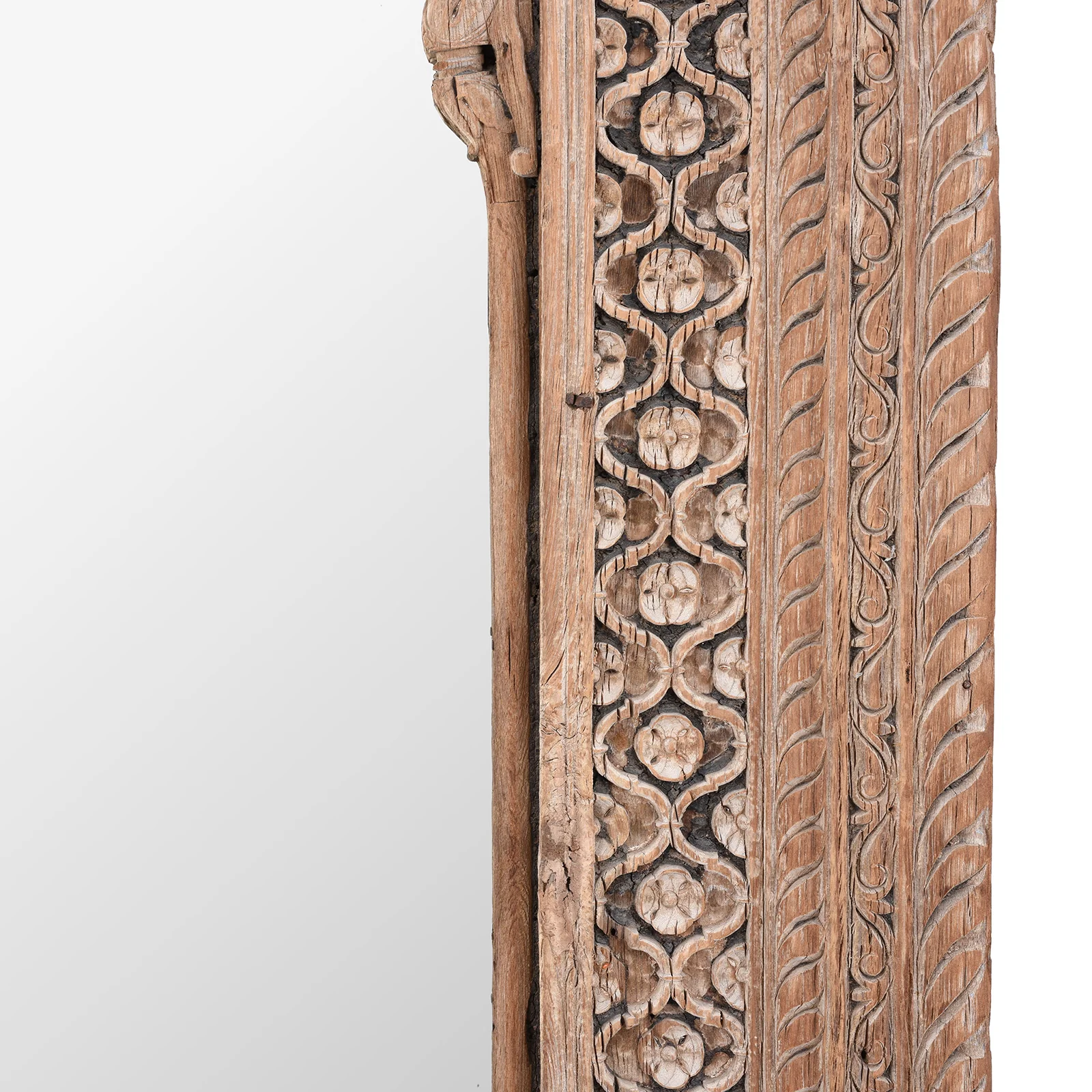 Indian Mirror Made From An Old Window - 19th Century - Image 3