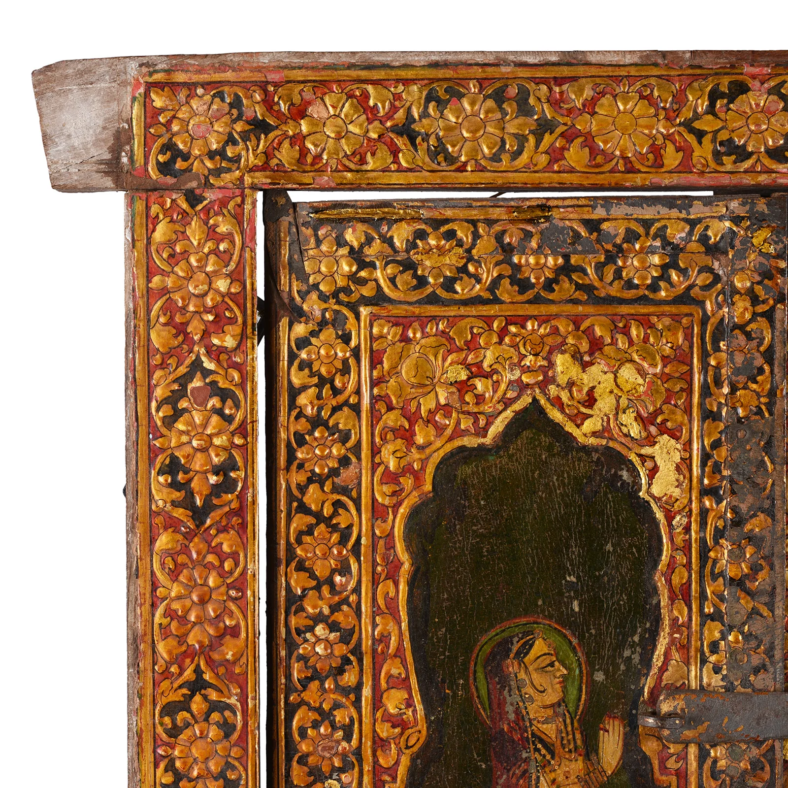 Chandras Radha Krishna Shutter From Bikaner - 19th Century - Image 3