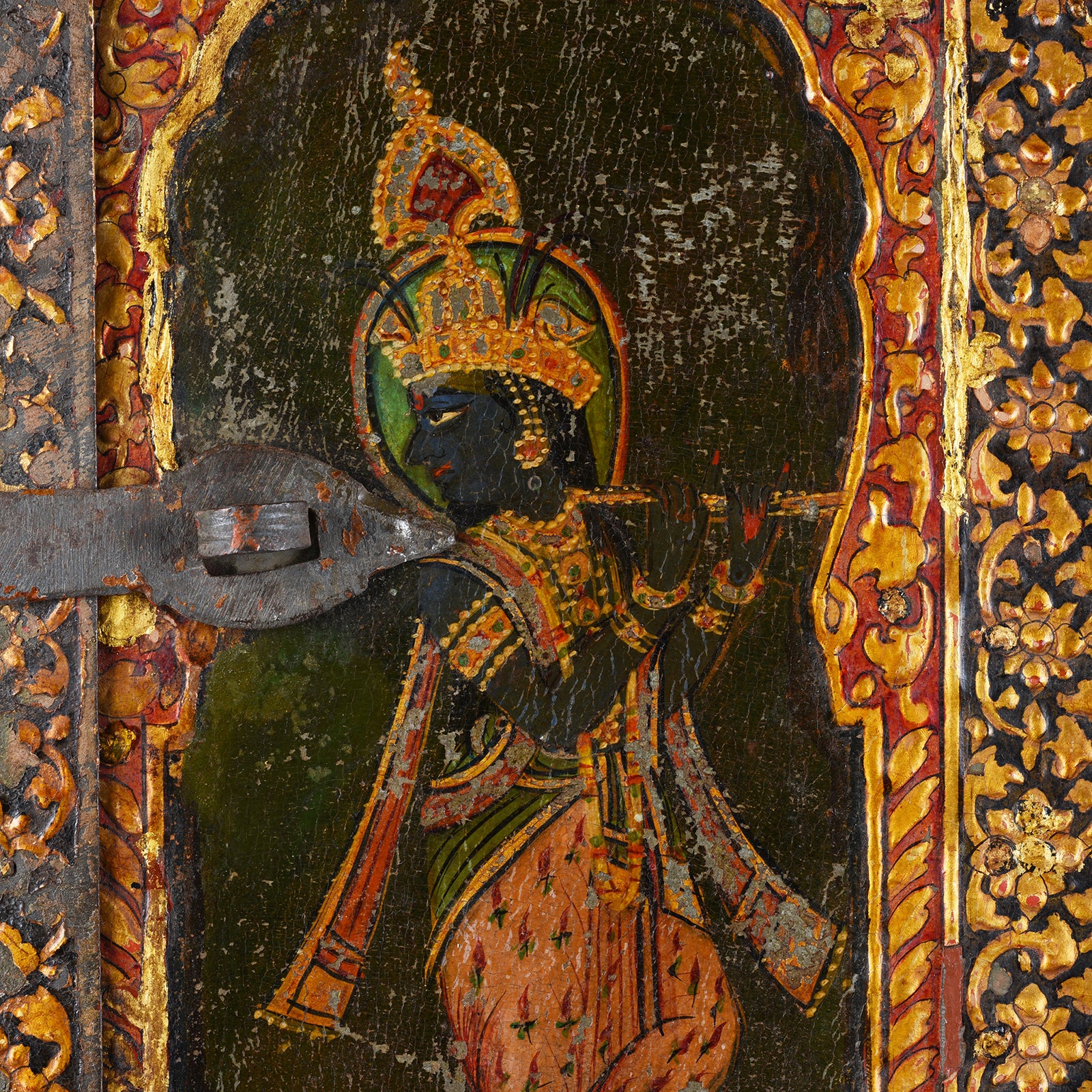 Chandras Radha Krishna Shutter From Bikaner - 19th Century - Image 6