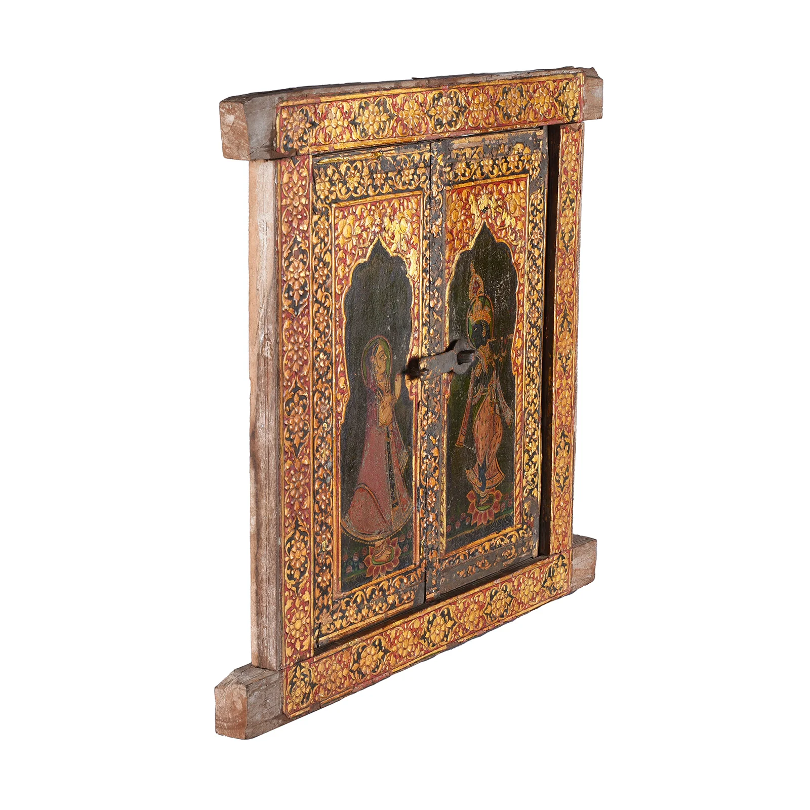 Chandras Radha Krishna Shutter From Bikaner - 19th Century - Image 8
