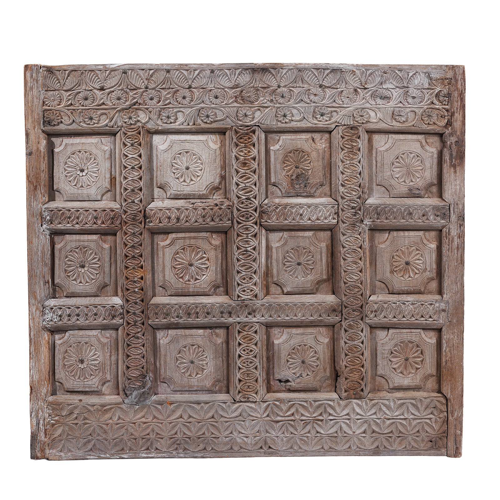 Chip Carved Panel From Andhra Pradesh - 19th Century