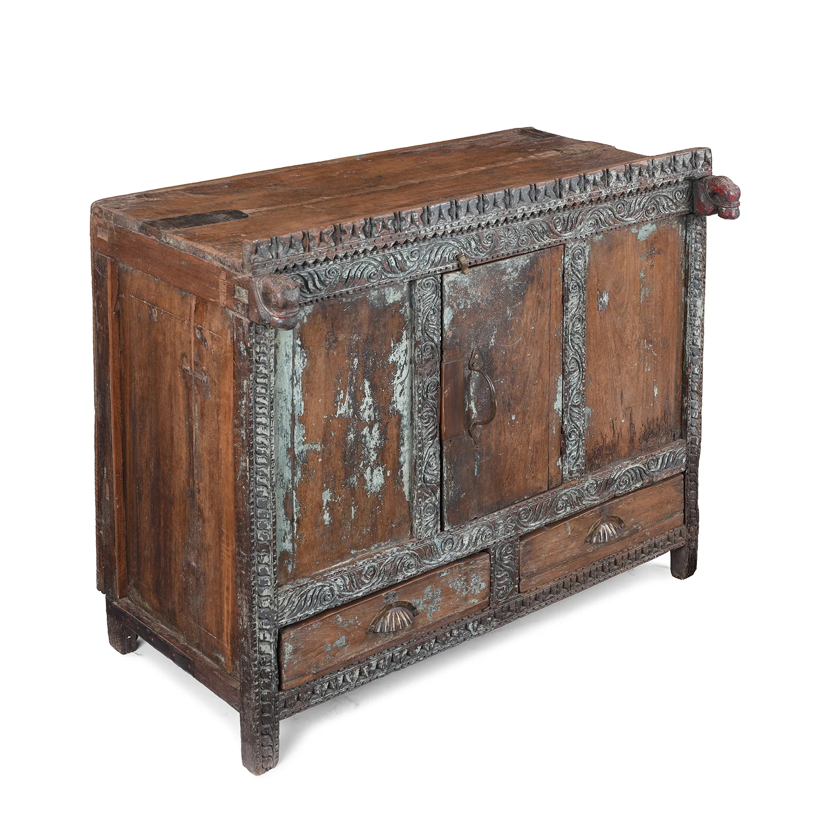 Damchiya Dowry Chest From Gujarat - 19th Century - Image 4