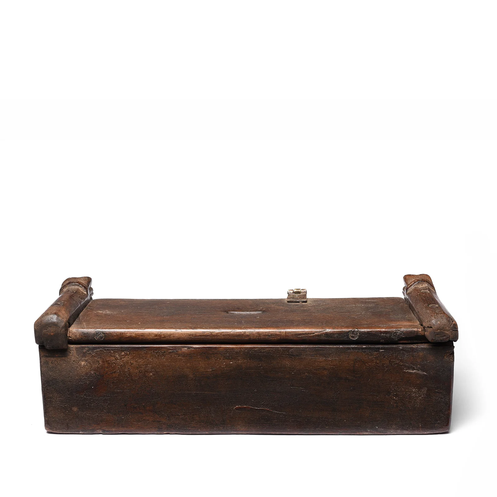 Carved Indian Teak Harpa Box From Banswara - 19thC - Image 6