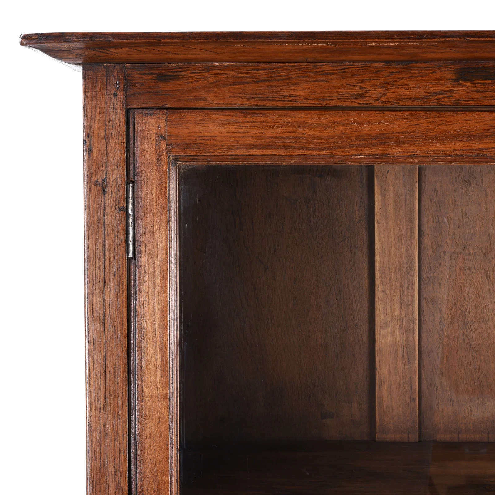 Glazed Teak Anglo Indian Book Cabinet - Ca 1910 - Image 2