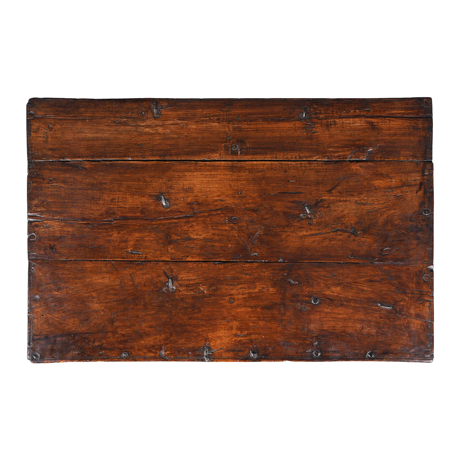 Iron Bound Teak Chest From Goa - 19th Century - Image 8