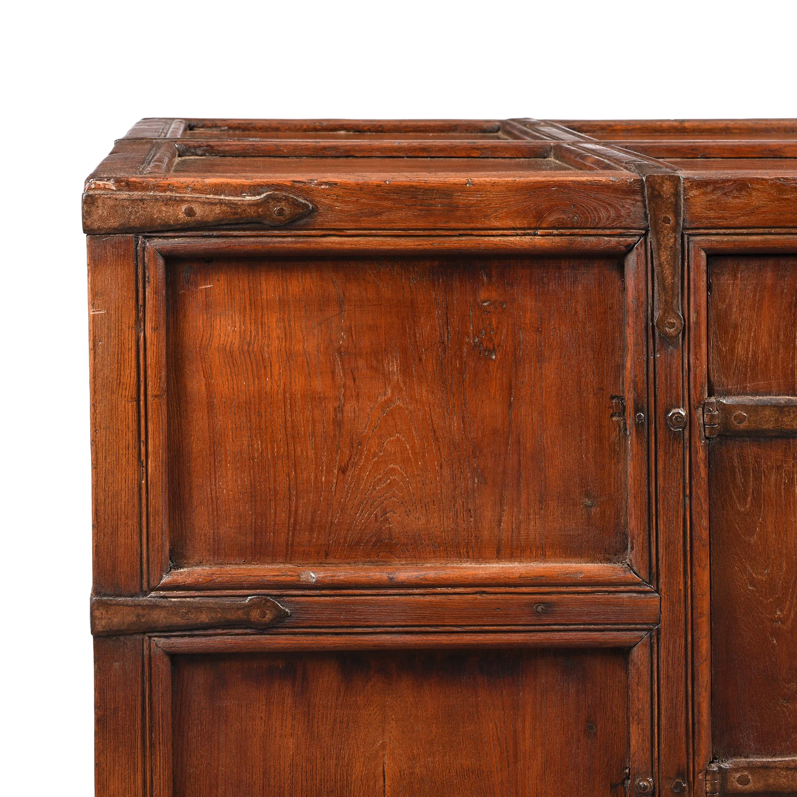Iron Bound Teak Stick Chest From Kutch - 19th Century - Image 10