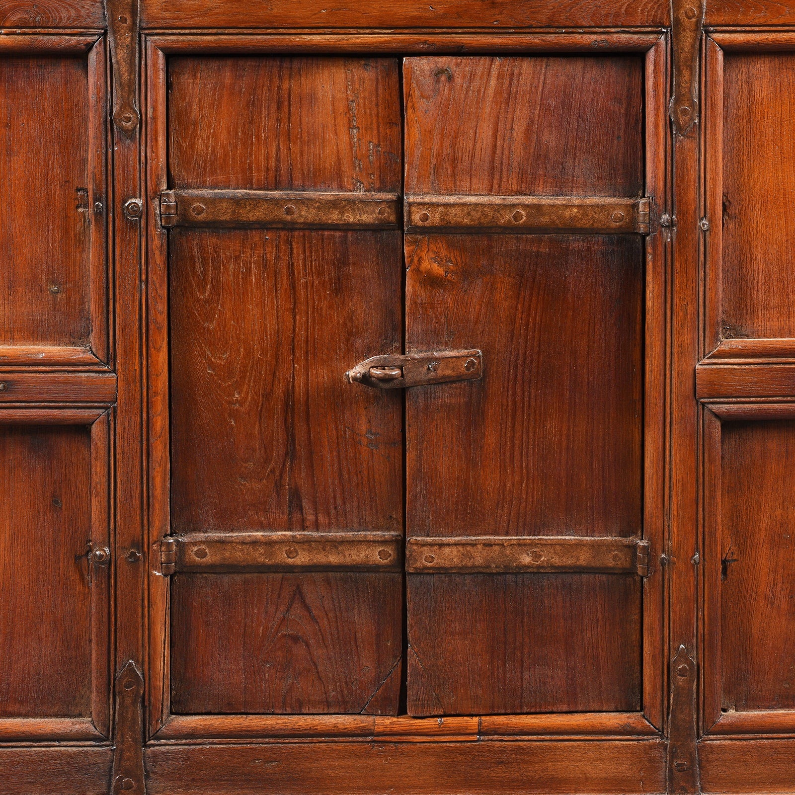 Iron Bound Teak Stick Chest From Kutch - 19th Century - Image 6