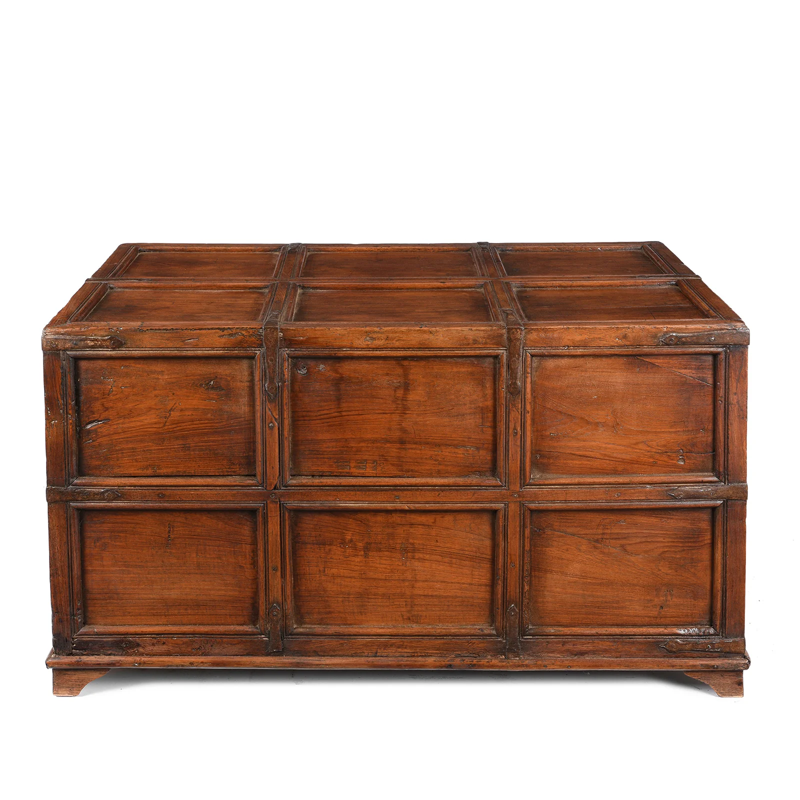Iron Bound Teak Stick Chest From Kutch - 19th Century - Image 9