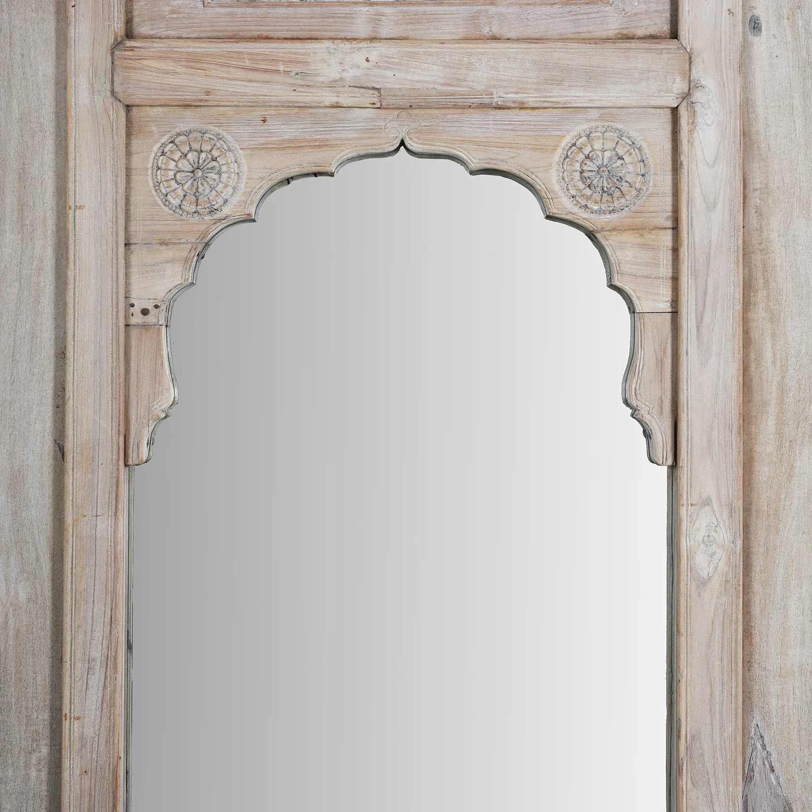 Limed Window Mirror From Hyderabad - 19th Century - Image 4