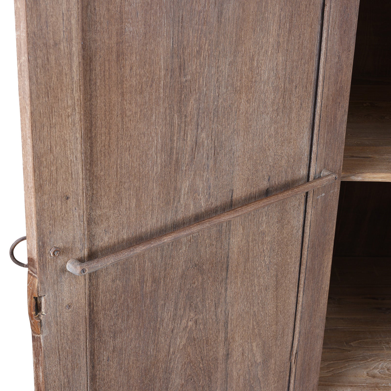 Limed Teak Wardrobe - 19th Century - Image 10