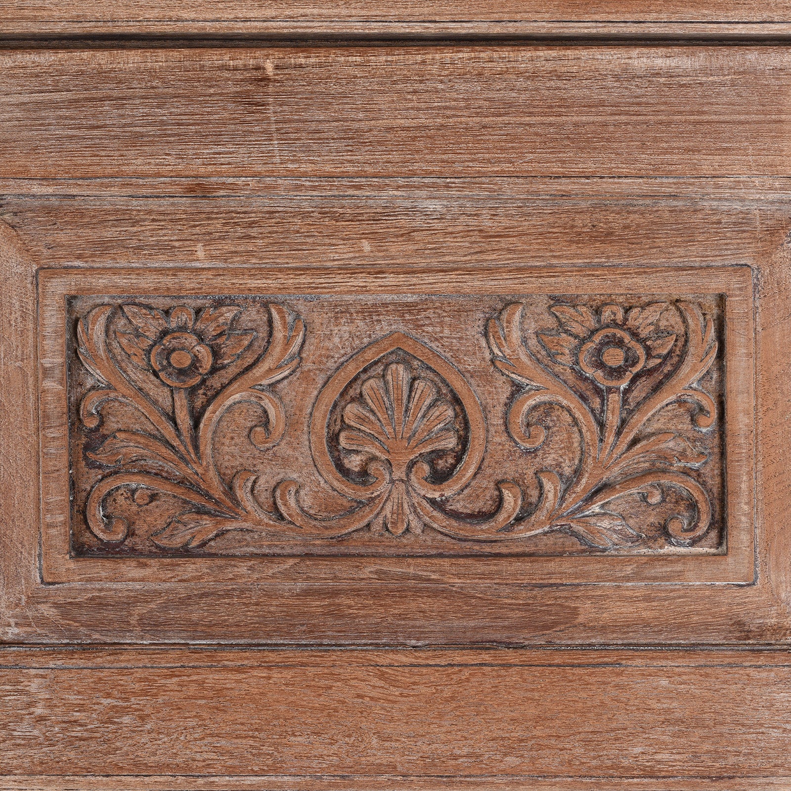 Limed Teak Wardrobe - 19th Century - Image 3