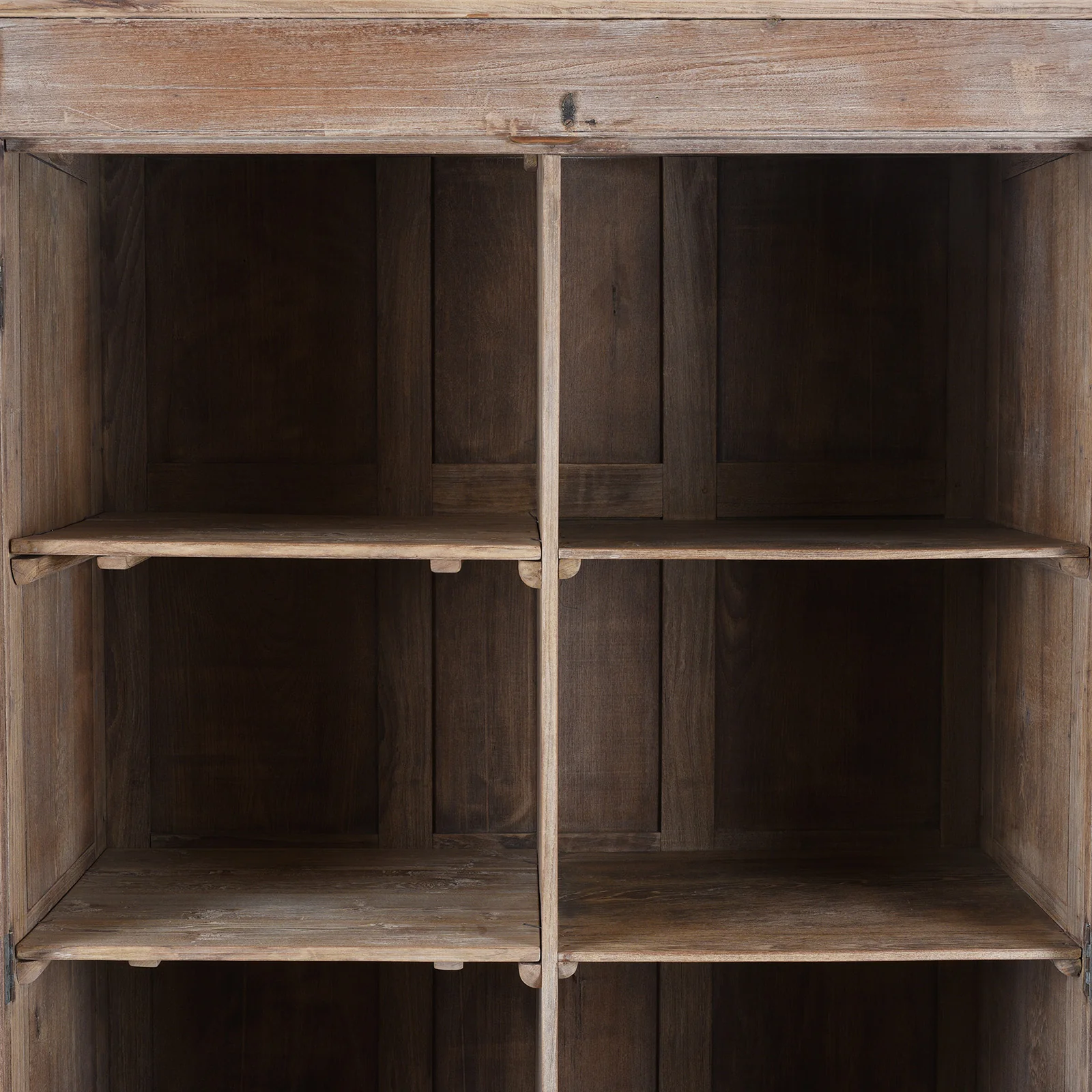 Limed Teak Wardrobe - 19th Century - Image 6