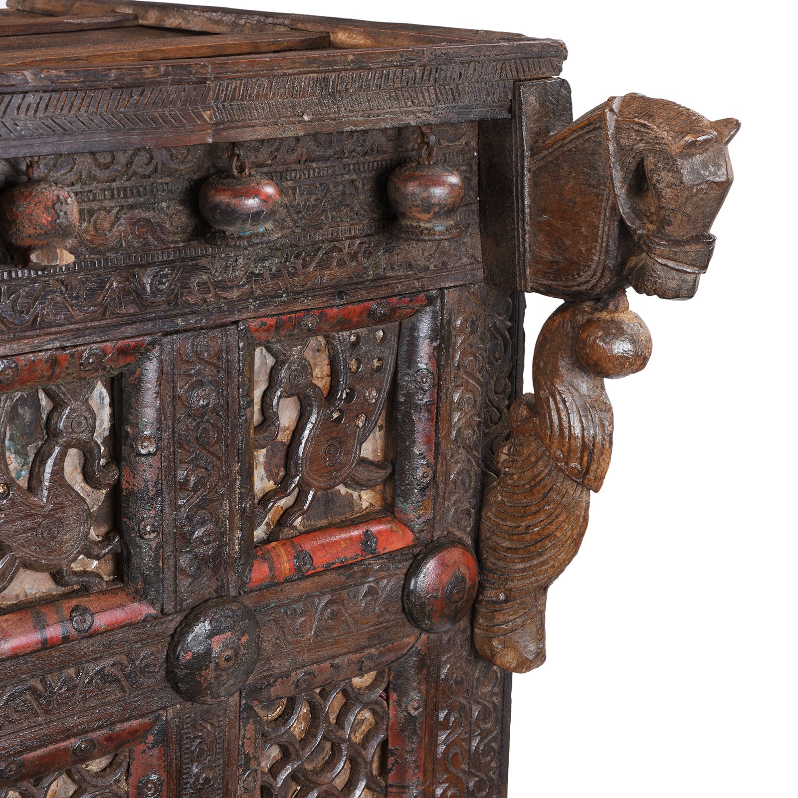 Teak Majus Dowry Chest From Saurashtra - 19th Century - Image 10