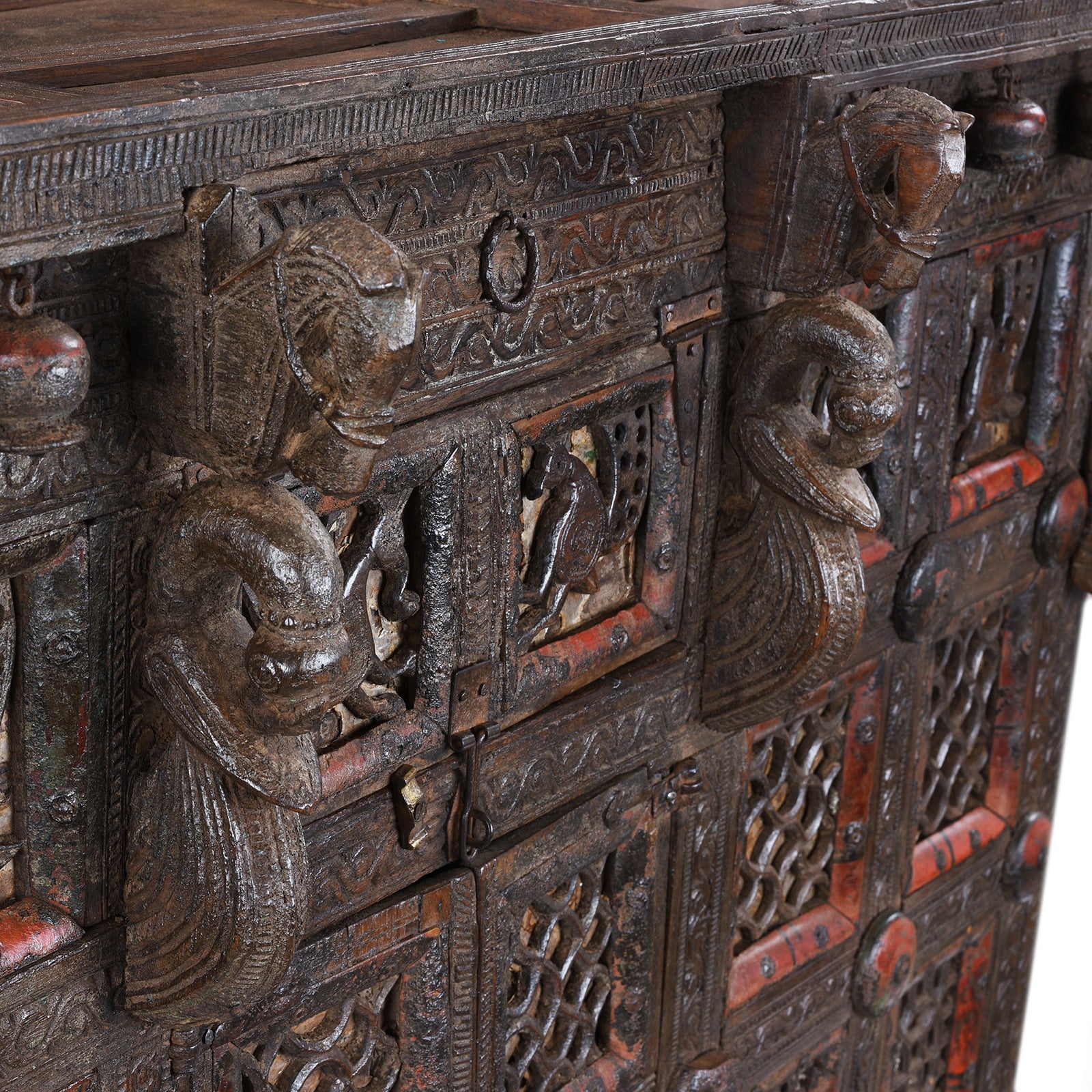 Teak Majus Dowry Chest From Saurashtra - 19th Century - Image 11